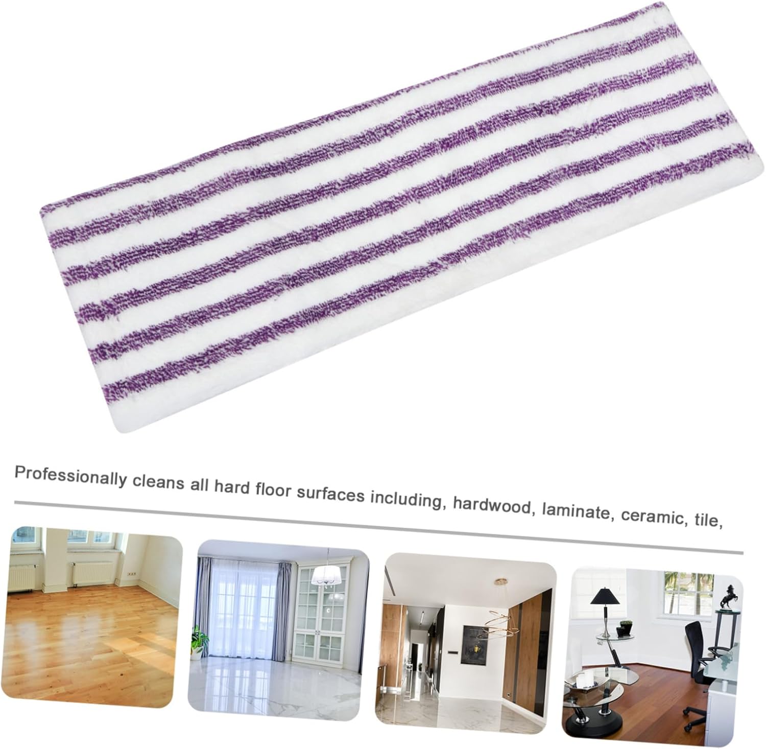 CALLARON Microfiber Mop Pads 5-Pack Replacement Cloths