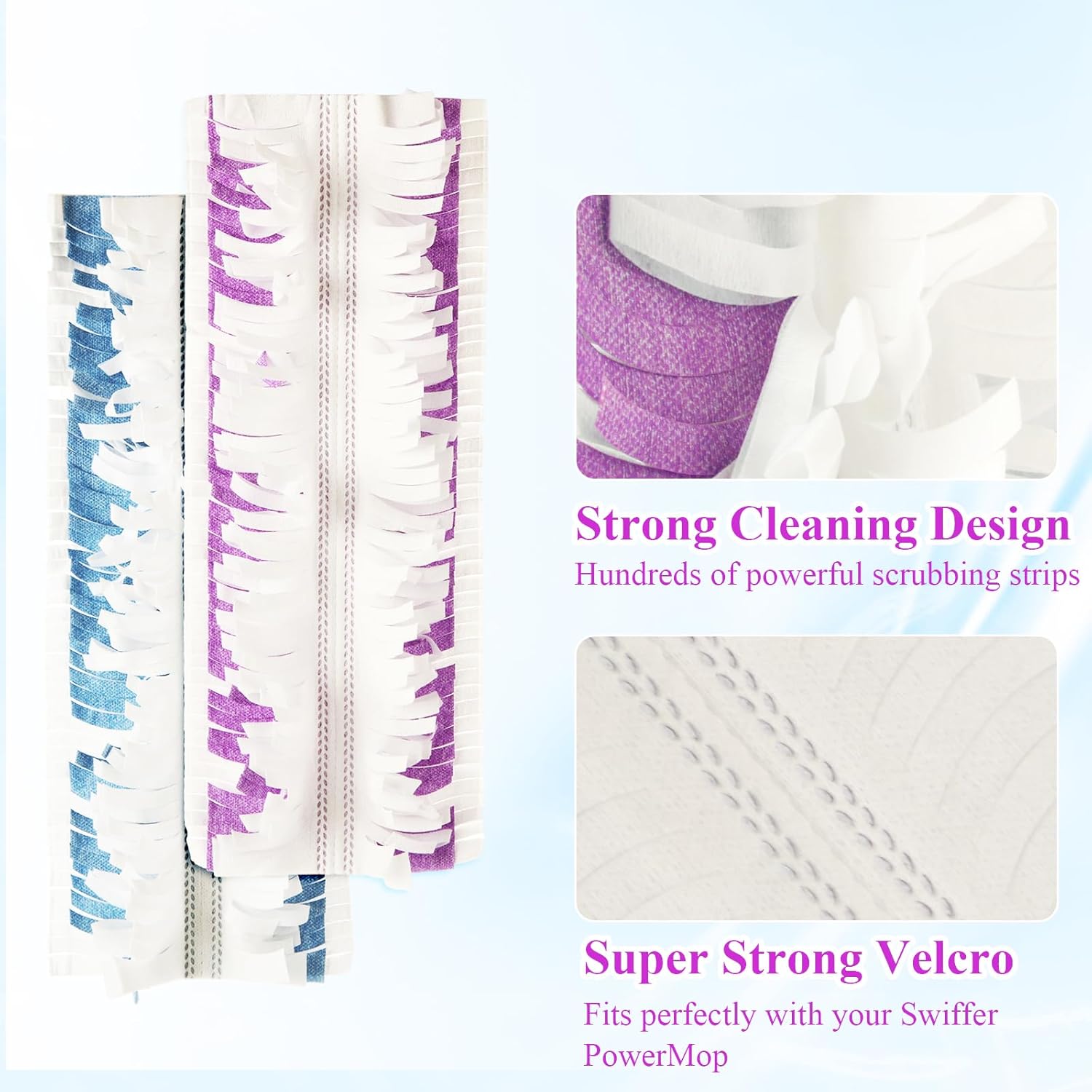 YAYODS 20 Pack Swiffer Power Mop Refills Replacement Heads