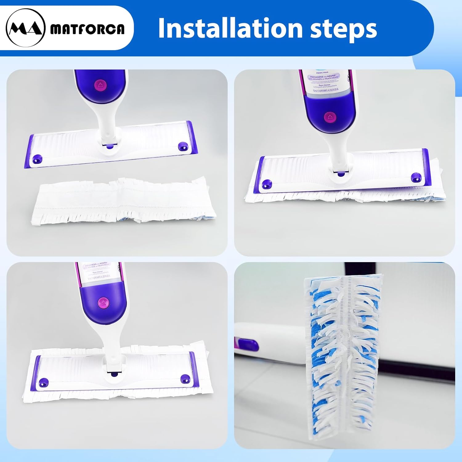 10 Count Swiffer Wet Pad Refills for Multi-Surface Cleaning