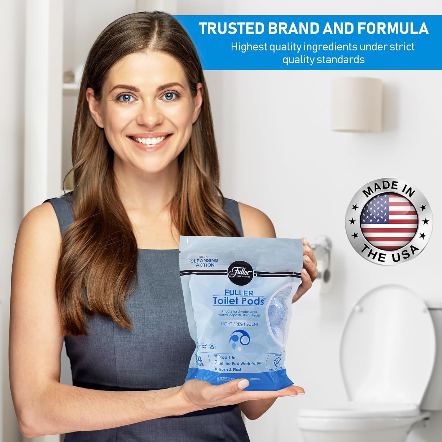 Fuller Brush Toilet Bowl Cleaner Pods - 1-Pack