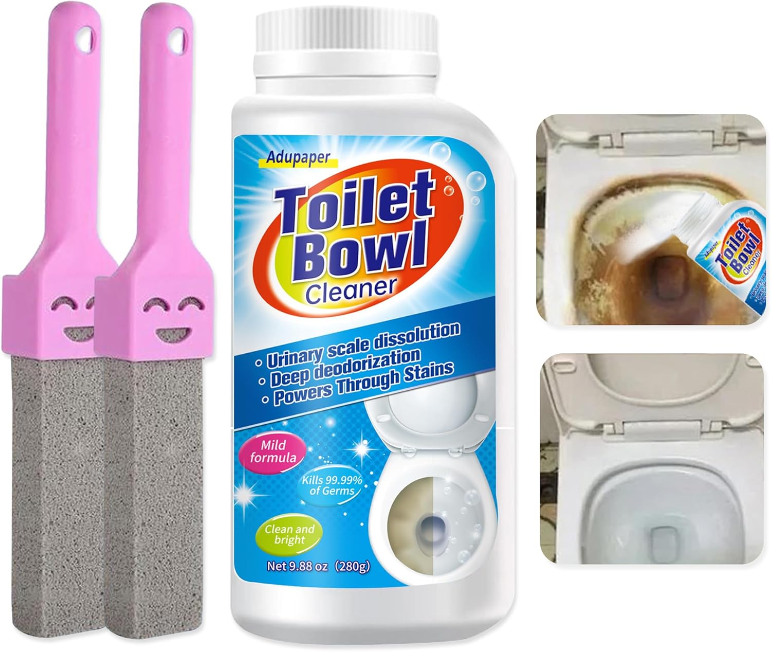 Adupaper Pumice Stone Toilet Cleaner 1