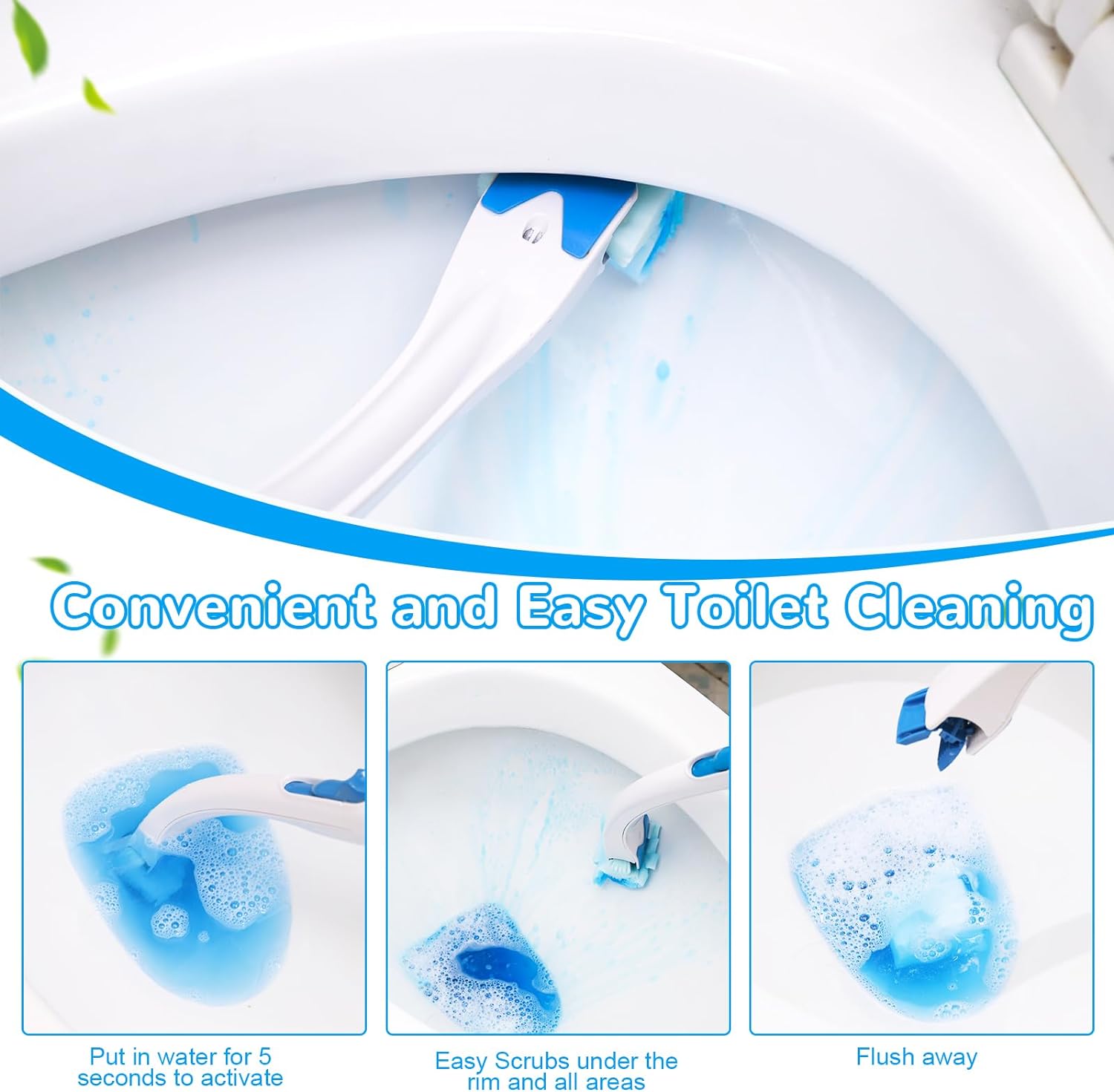 36 Refill Sheets for Toilet Bowl Cleaners