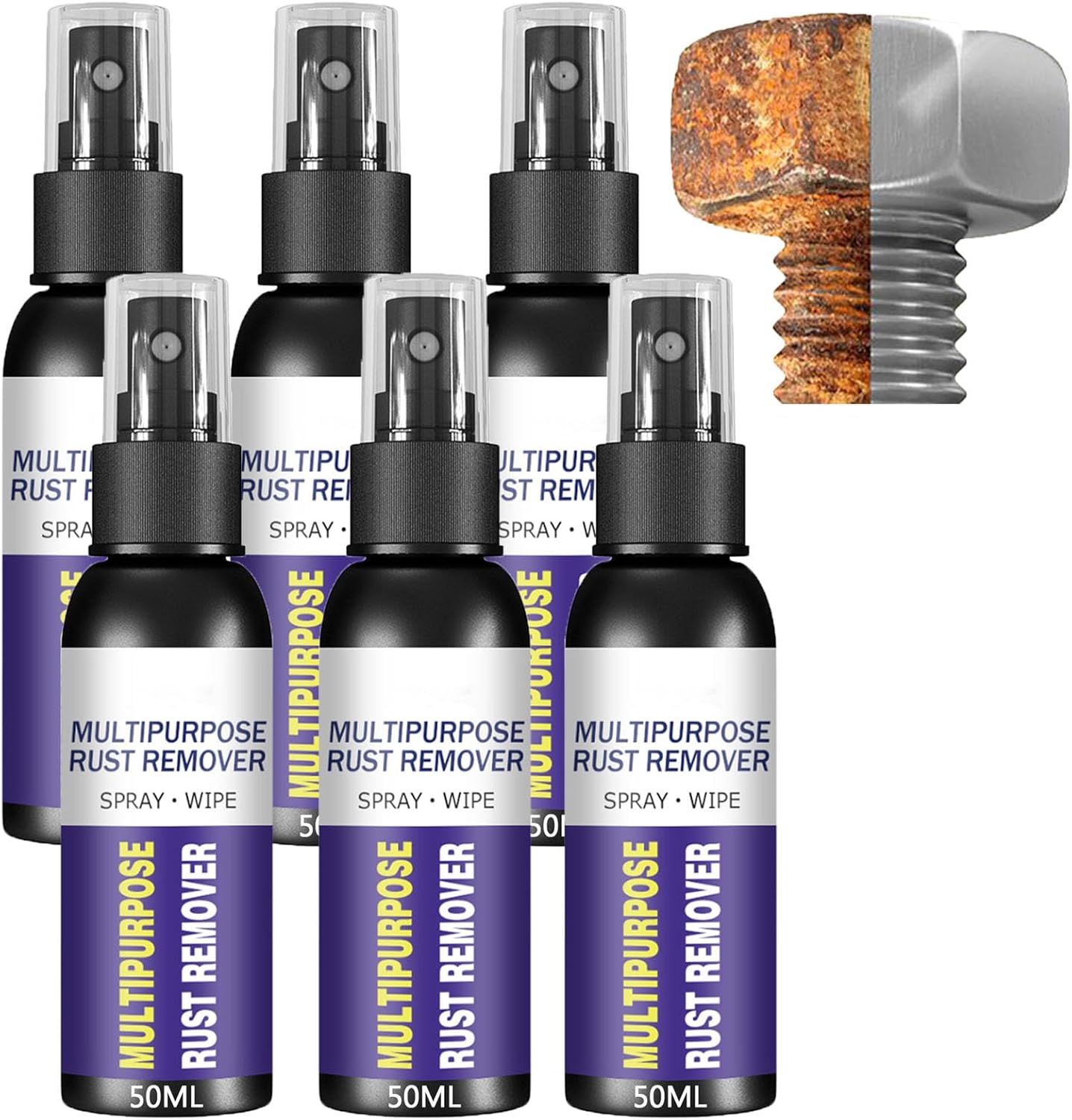 Homomdy Multipurpose Rust Remover Spray 6pcs 1