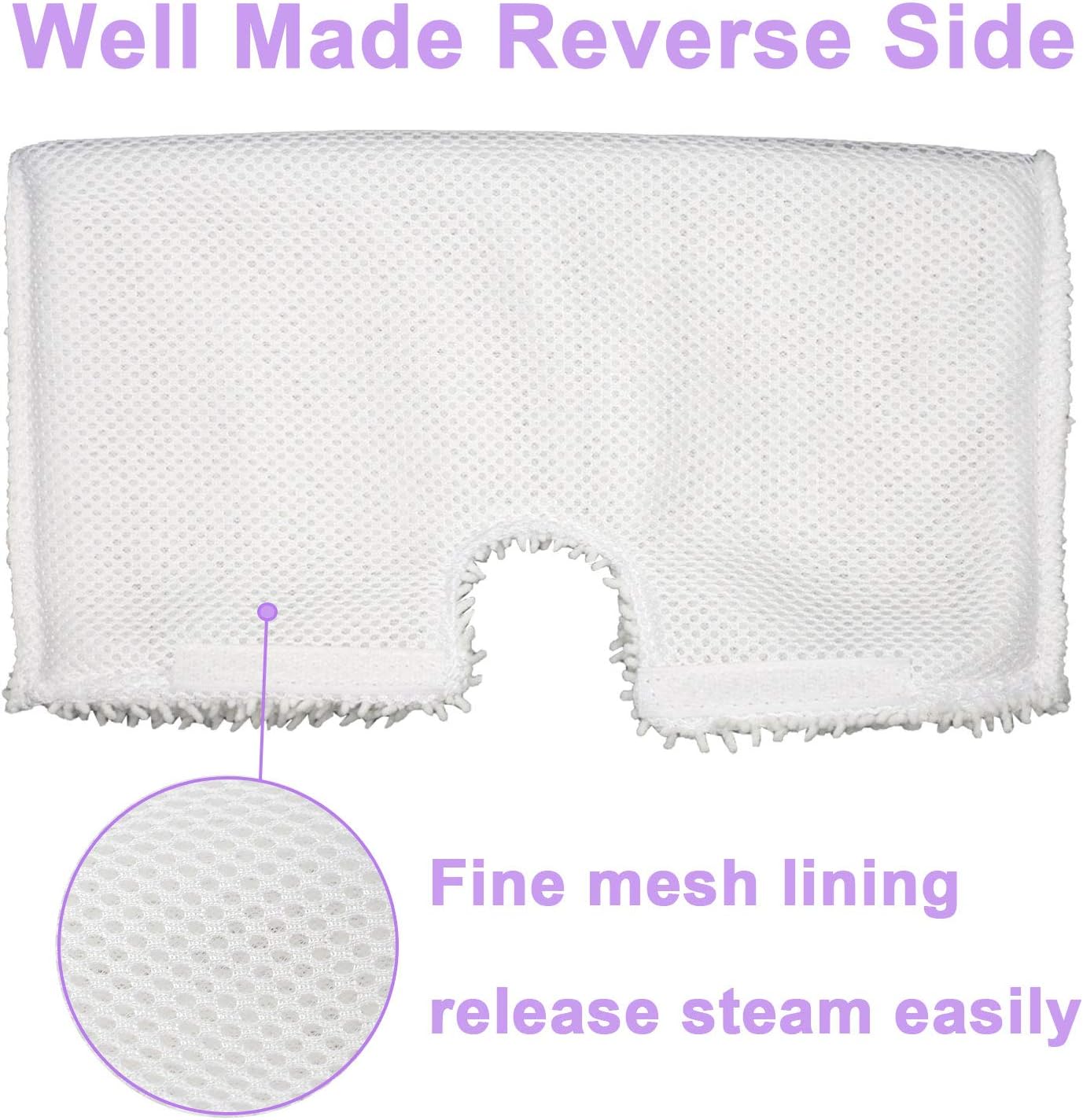 FFsign 6 Pack Washable Microfiber Steam Mop Pads for Shark Steam Mop