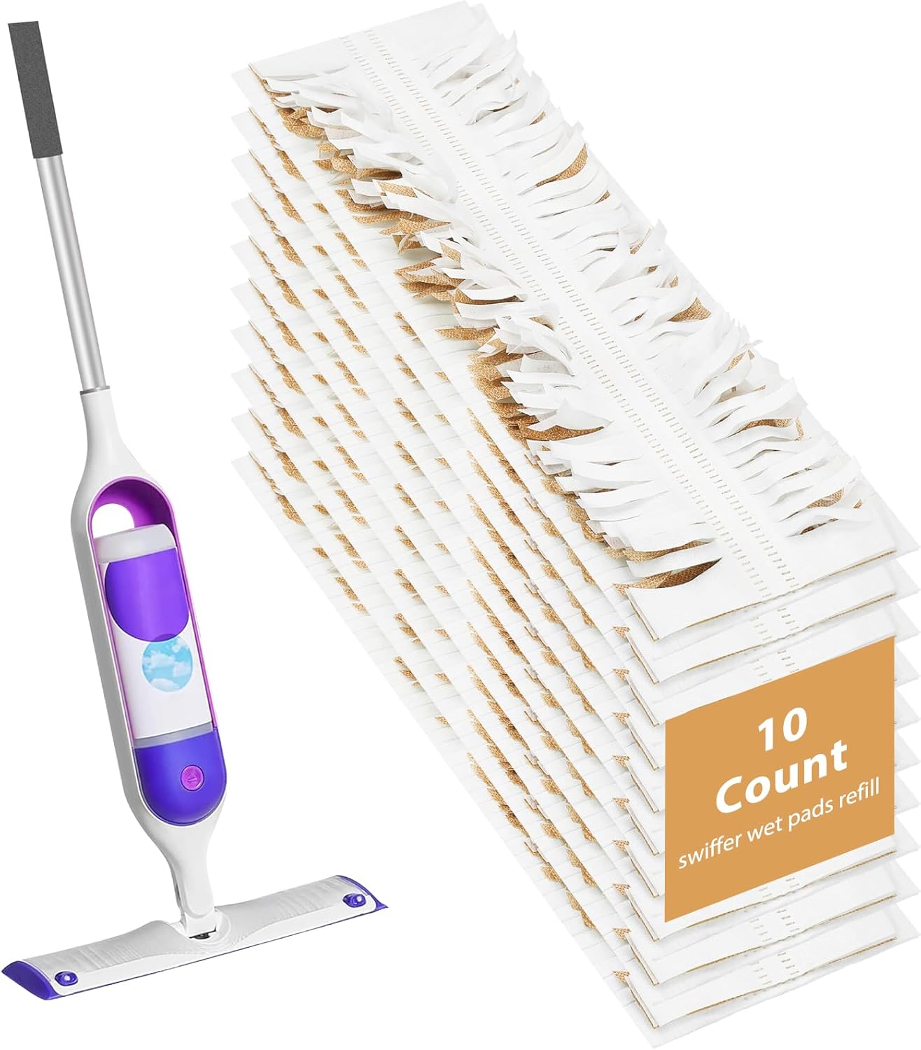 10 Pack Swiffer PowerMop Compatible Refills
