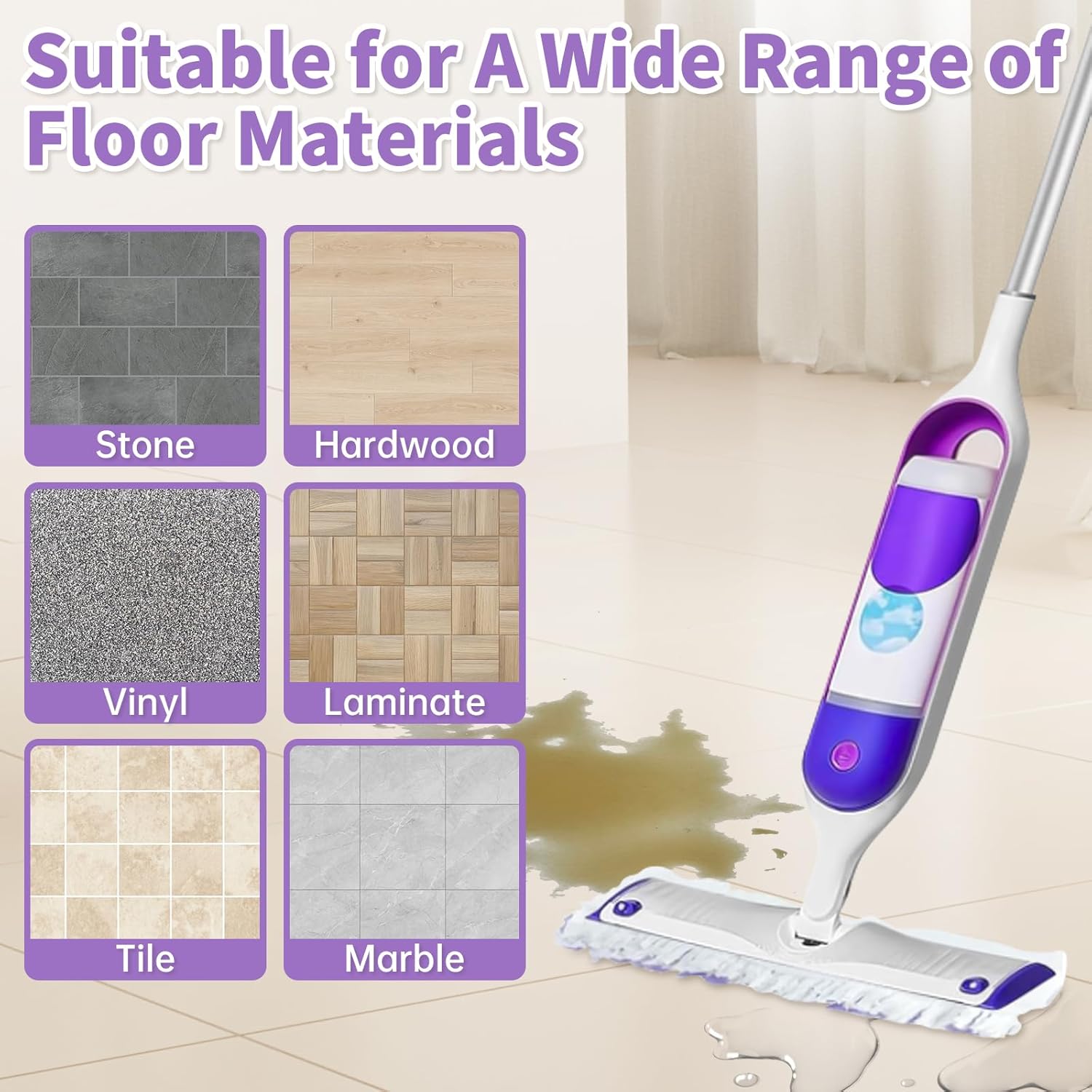 LOVECO 25 Count Power Mop Refills for Swiffer