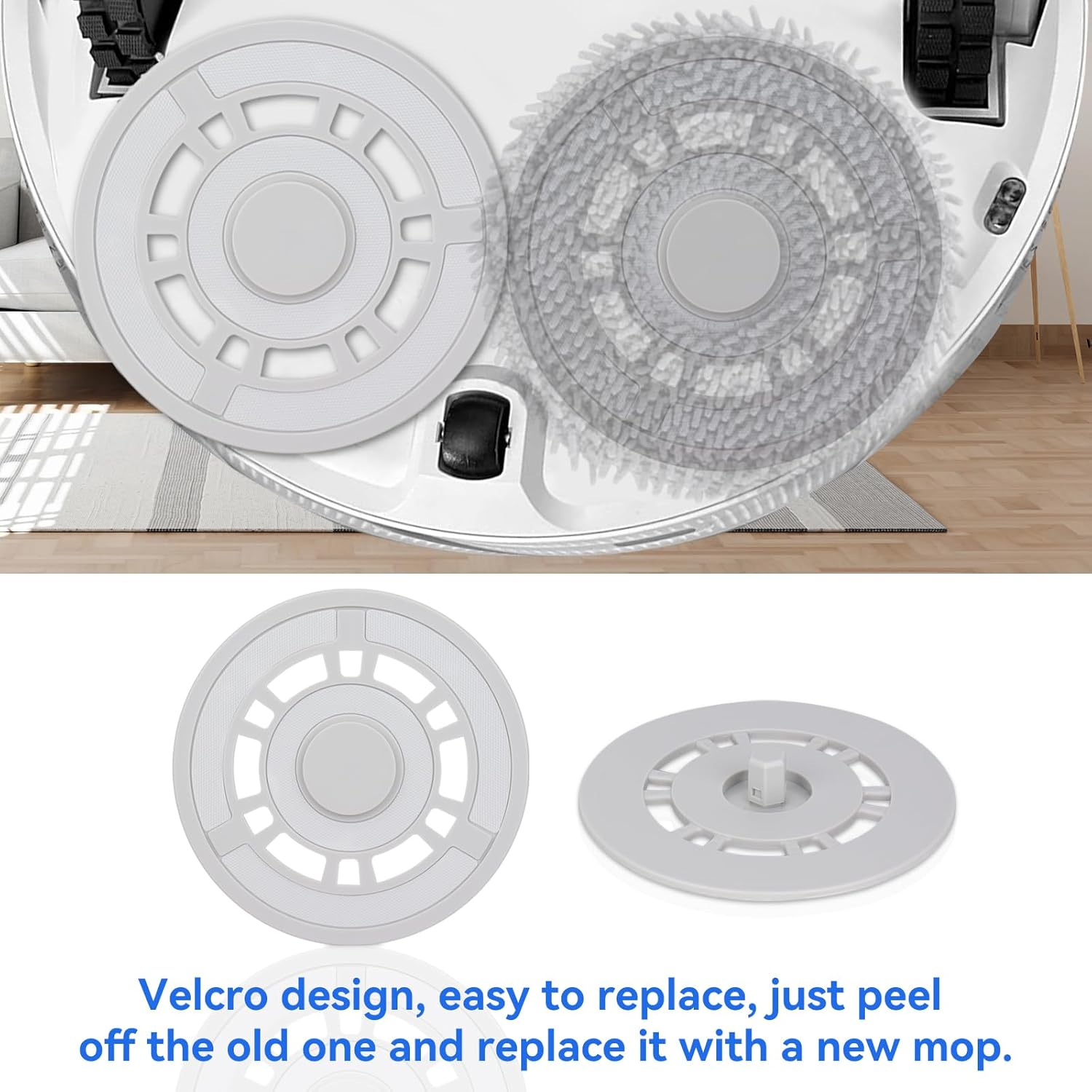 Sgizoku Mop Pad Plate Holder Replacement for Dreame Xiaomi Robot Vacuums