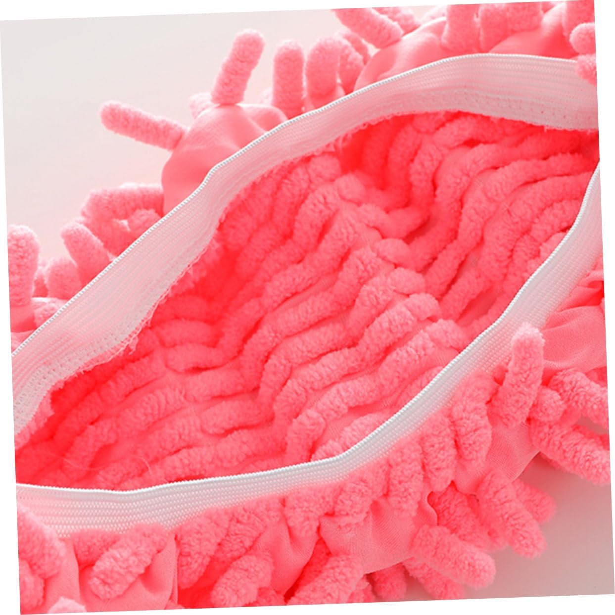 Minkissy 6pcs Microfiber Mop Slippers with Foot Socks