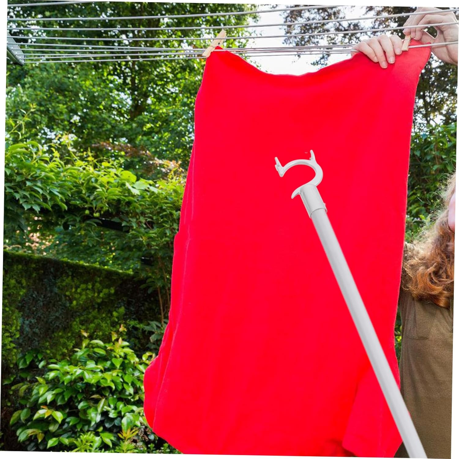 4Pcs Aluminum Alloy Mop Pole Hook Replacement for Enhanced Cleaning