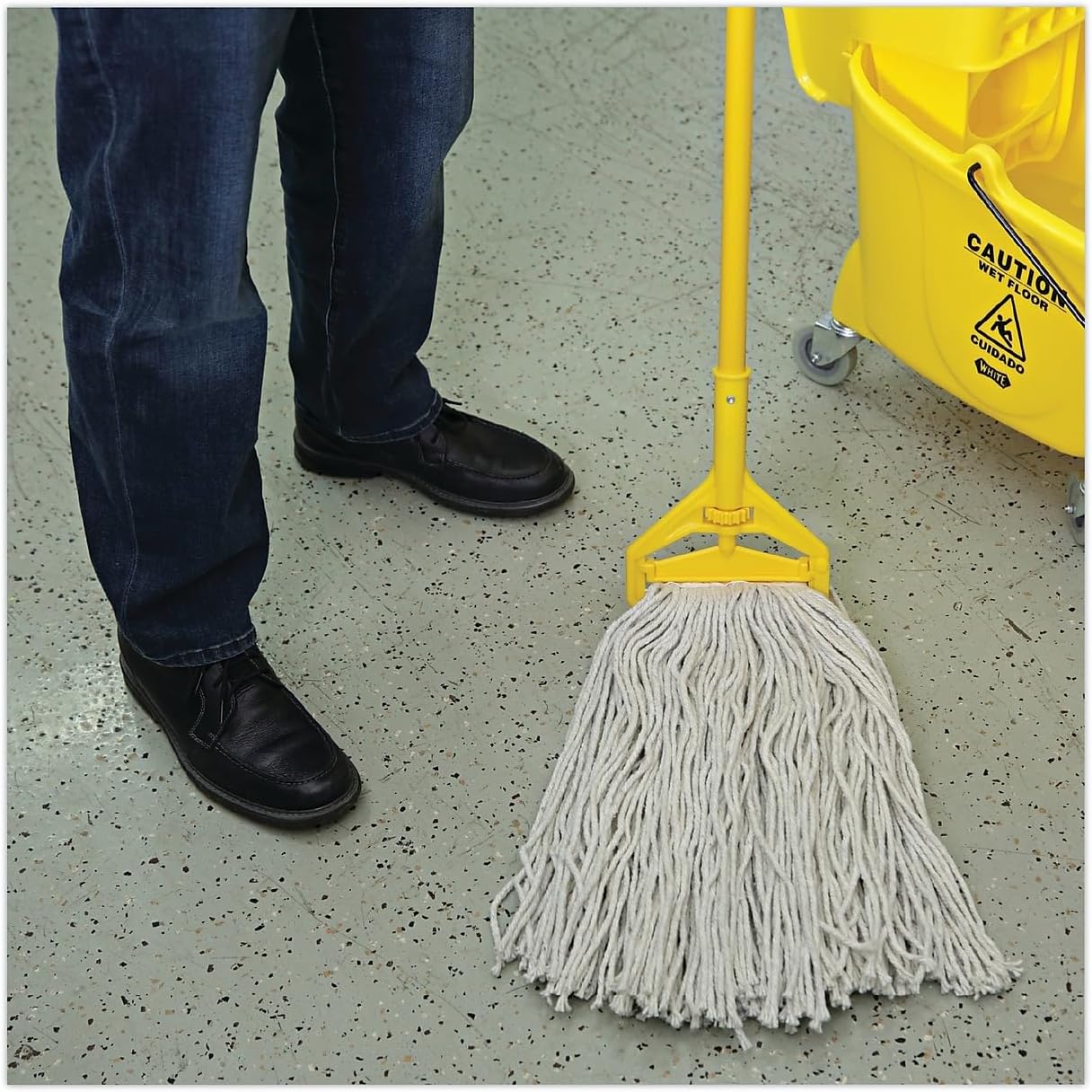 Boardwalk 2032CEA Cut-End Wet Mop Head White