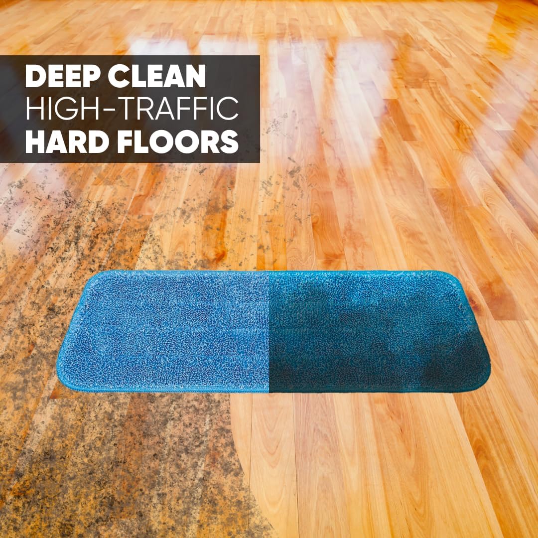 3Pack Microfiber Mop Replacement Heads for Deep Cleaning