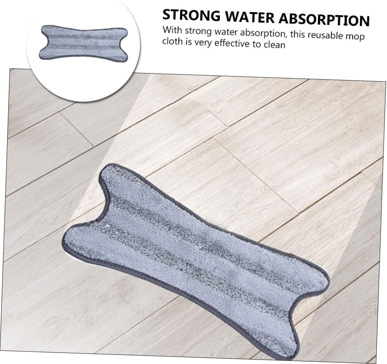 2pcs Multi-Function Microfiber Mop Cloth Replacement