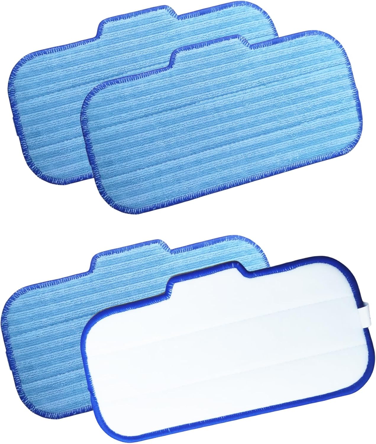 4 Pack Steam Mop Pads Replacement for Newbealer NC603C NC602N Mop Cleaner