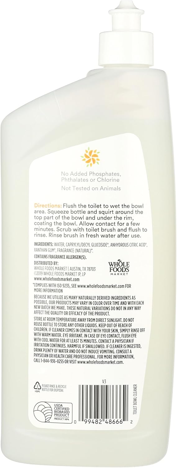 365 by Whole Foods Market Toilet Bowl Cleaner 24 Fl Oz
