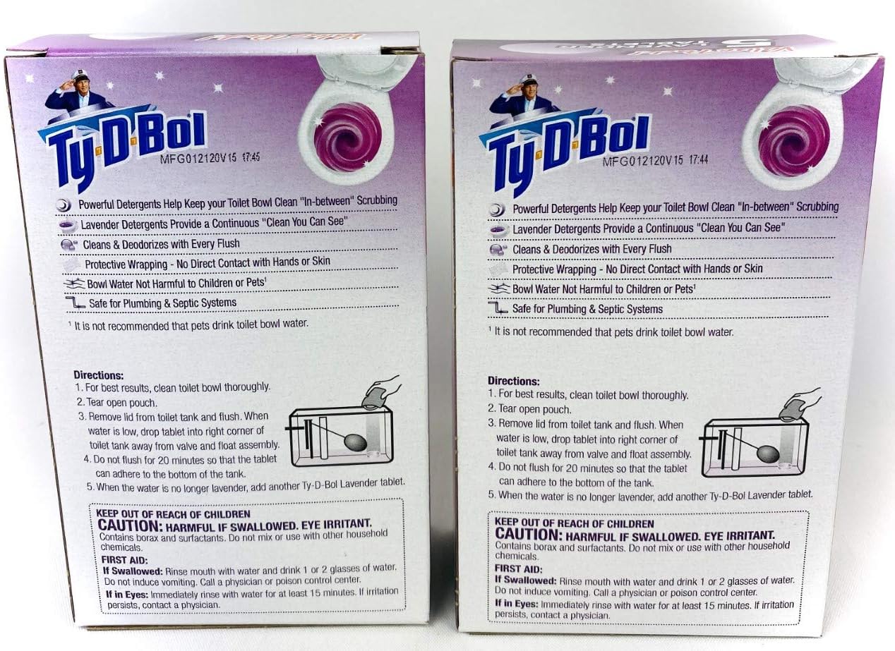 Willert Ty-D-Bol Toilet Cleaning Tablets with Lavender Scent