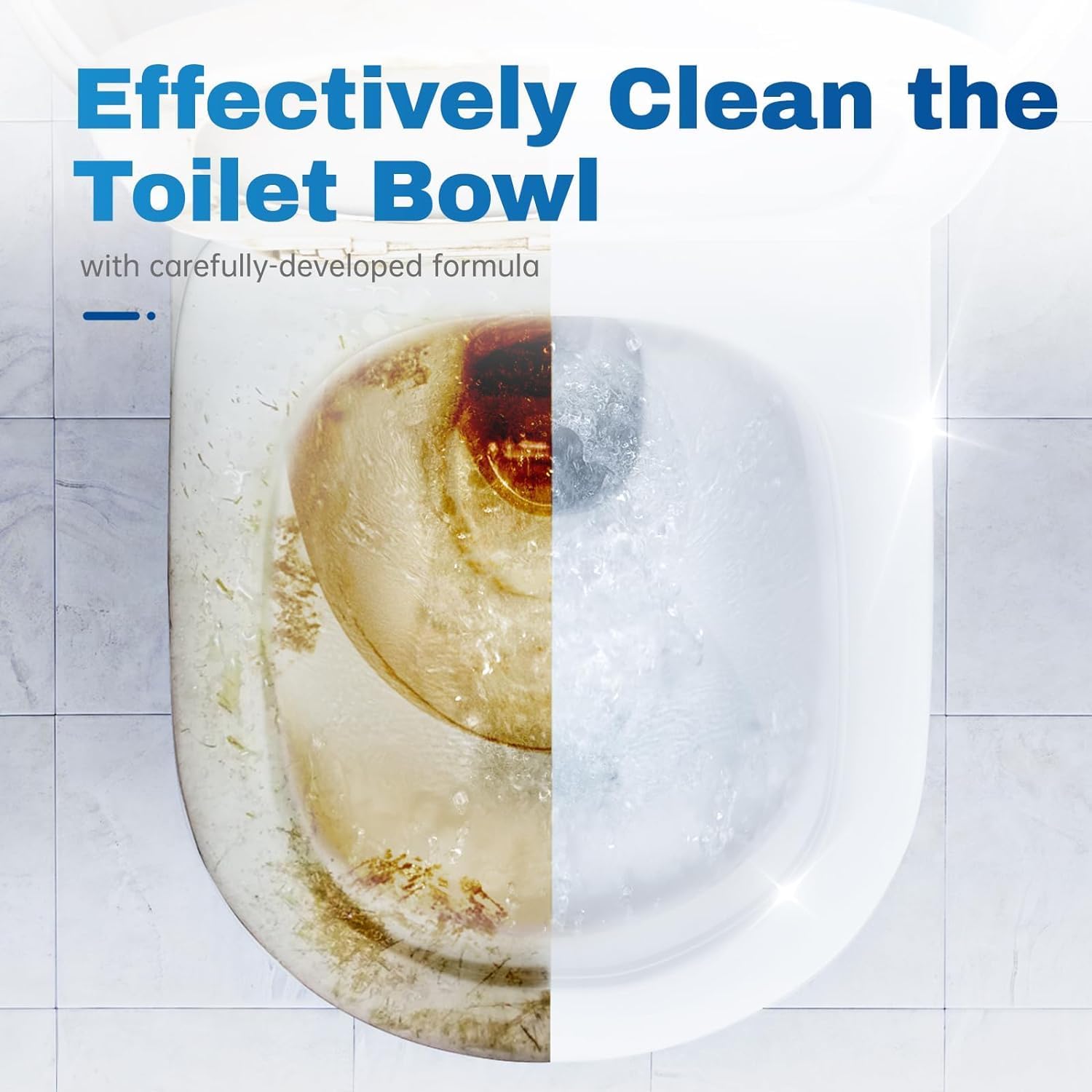 Vacplus Toilet Bowl Cleaner Tablets 80 Pack