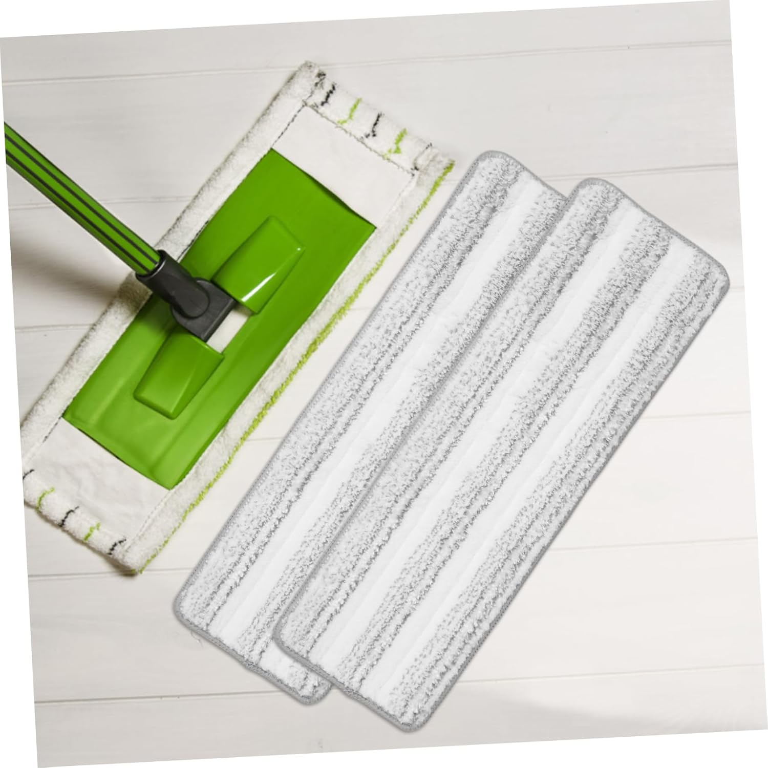 2pcs Reusable Floor Mop Refills for Easy Cleaning