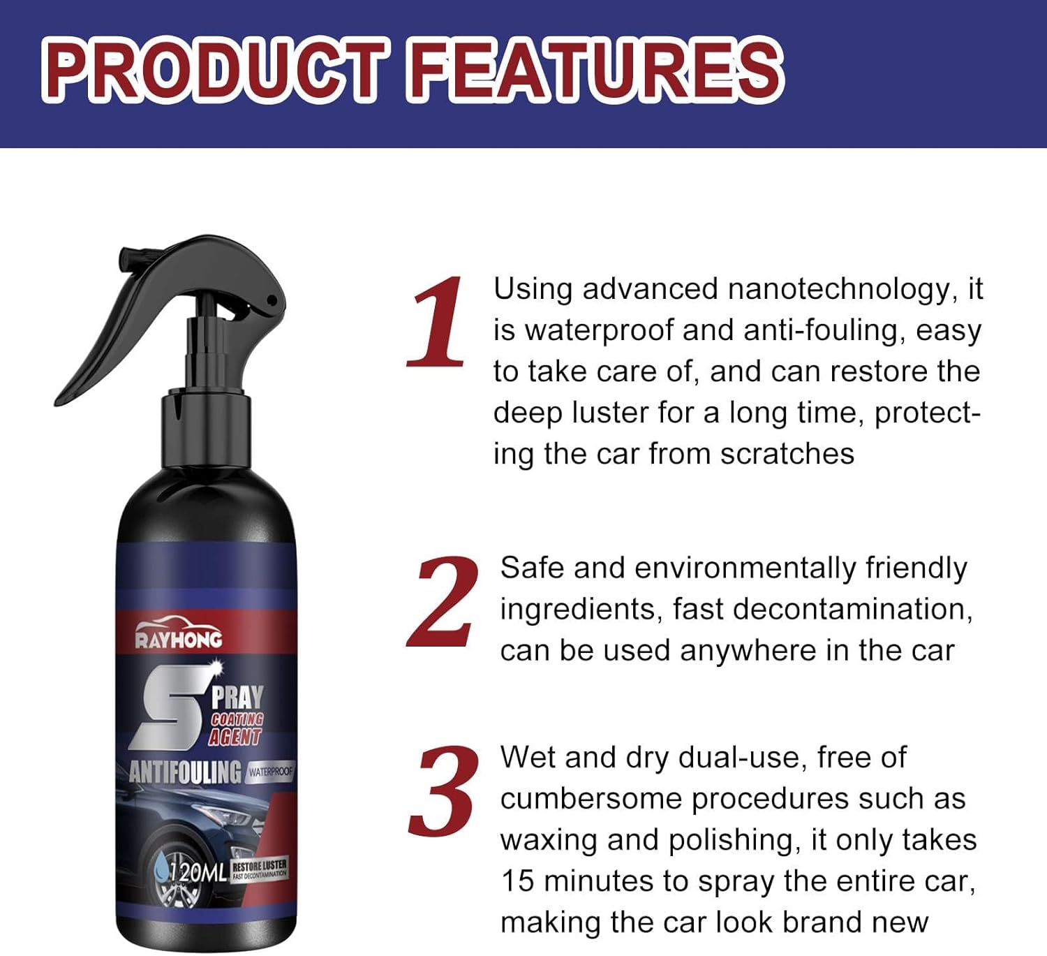 Multipurpose Rust Remover Spray 169 Floz for Heavy Duty Use