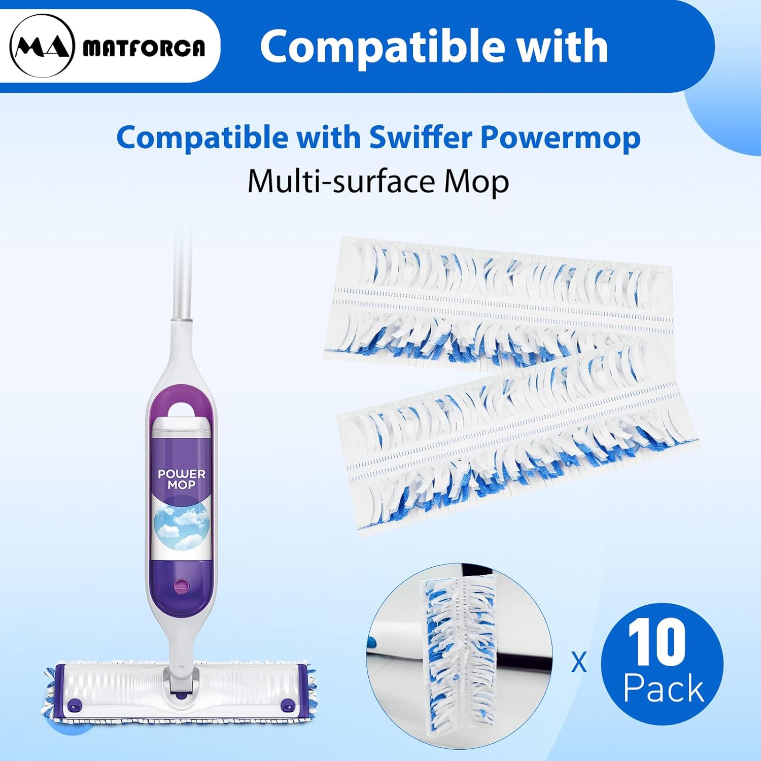 10 Count Swiffer Wet Pad Refills for Multi-Surface Cleaning