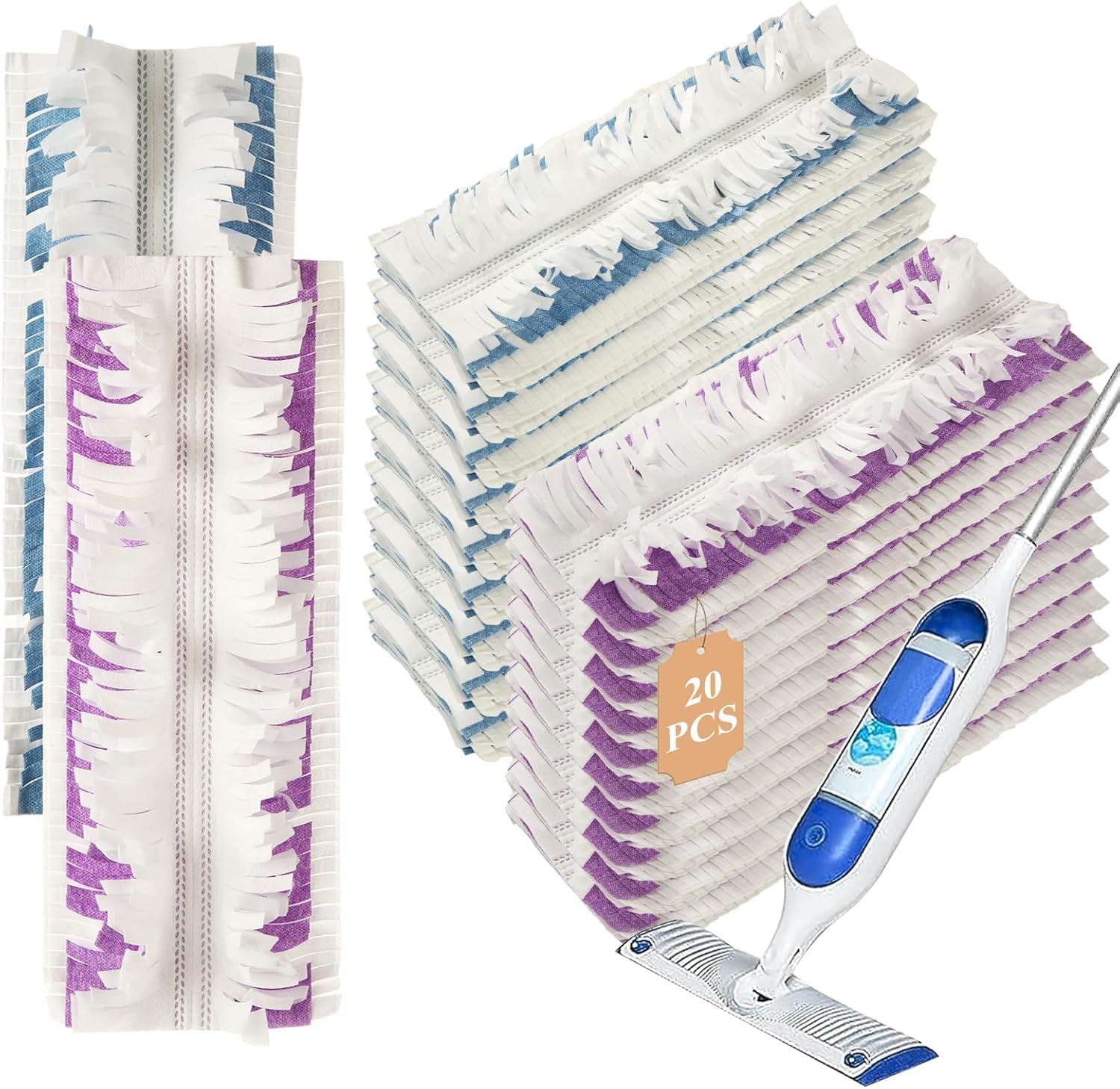 YAYODS 20 Pack Swiffer Power Mop Refills Replacement Heads