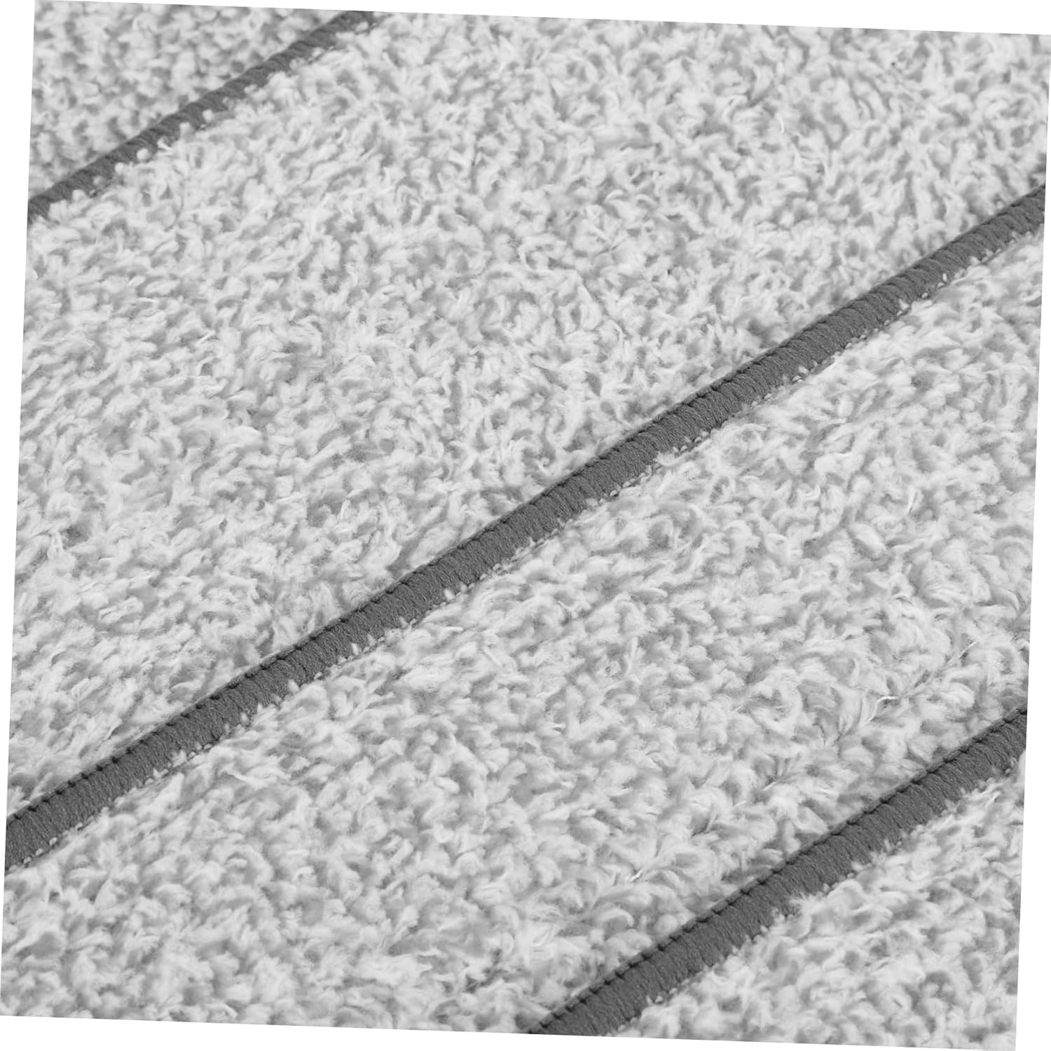 4pcs Microfiber Mop Replacement Pads - Flat Heads Grey