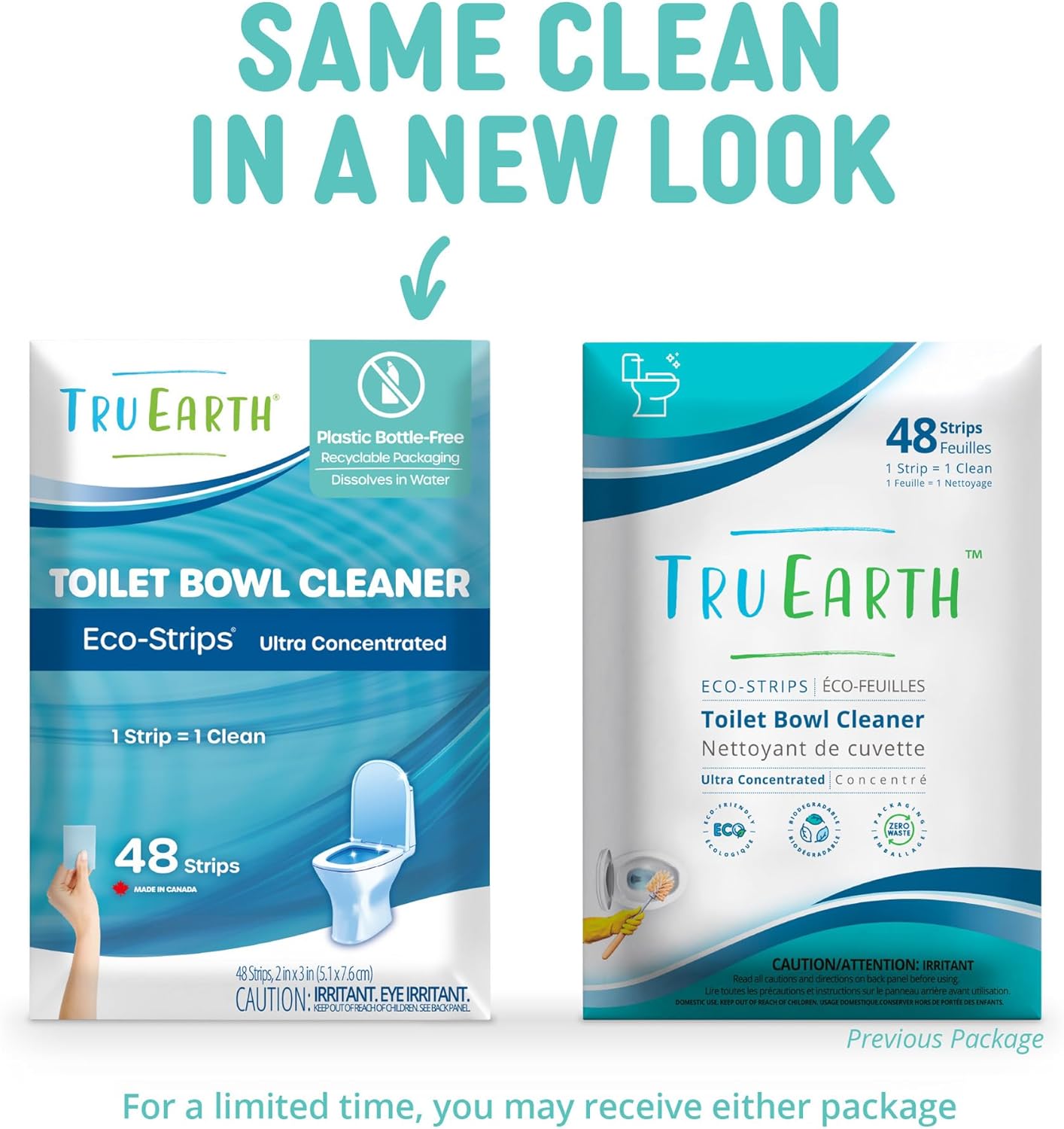 Tru Earth Toilet Bowl Cleaner Eco-Strips 48 Count 1