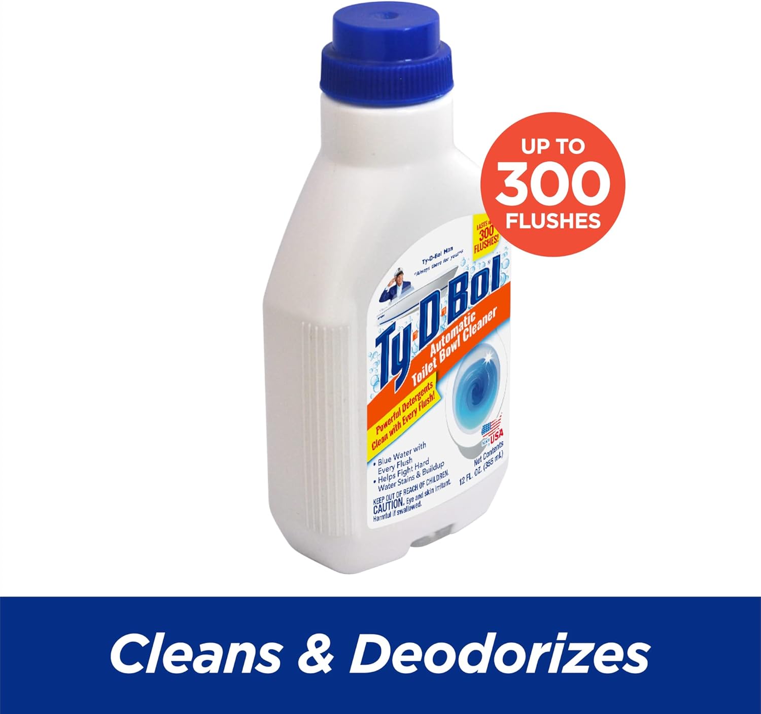 Ty-D-Bol Toilet Bowl Cleaner with Deodorizing Action