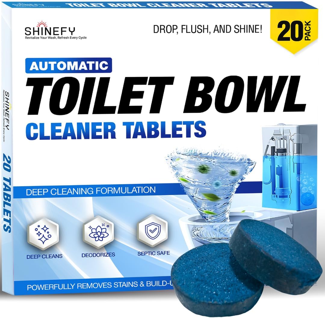 Shinefy Blue Toilet Cleaner Tablets 20 Tabs