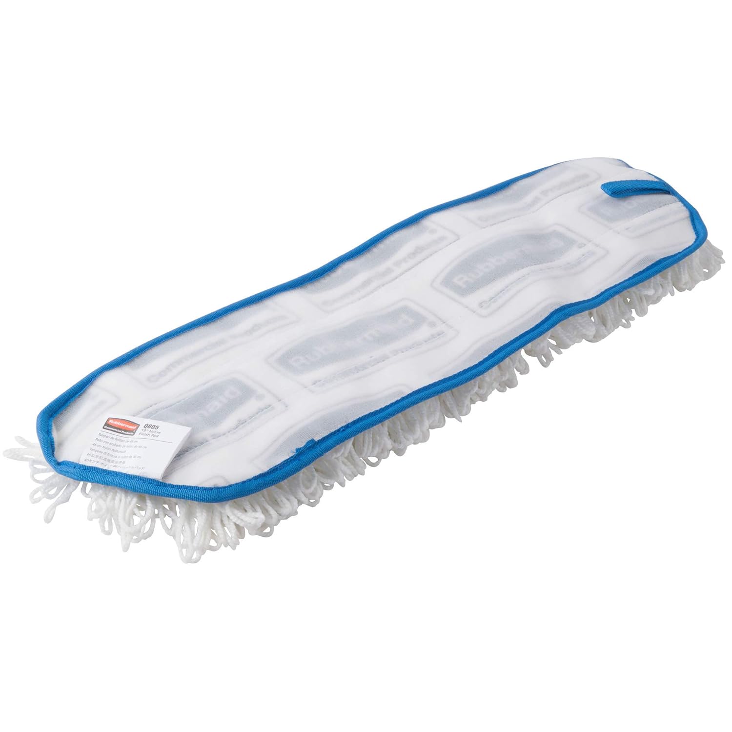 Rubbermaid Flow Flat Mop Head Nylon White Pack of 2