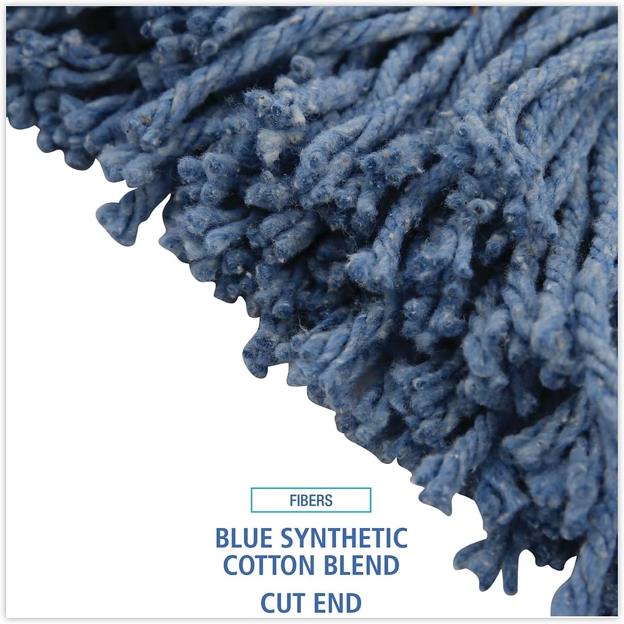 Boardwalk BWK2020B Mop Head No 20 Cut-End Blue