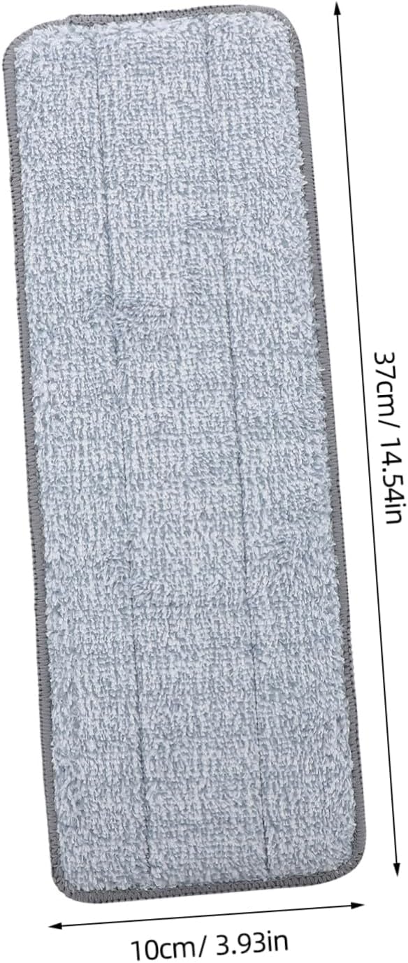 2pcs Microfiber Mop Pads Reusable Floor Cleaning Cloth