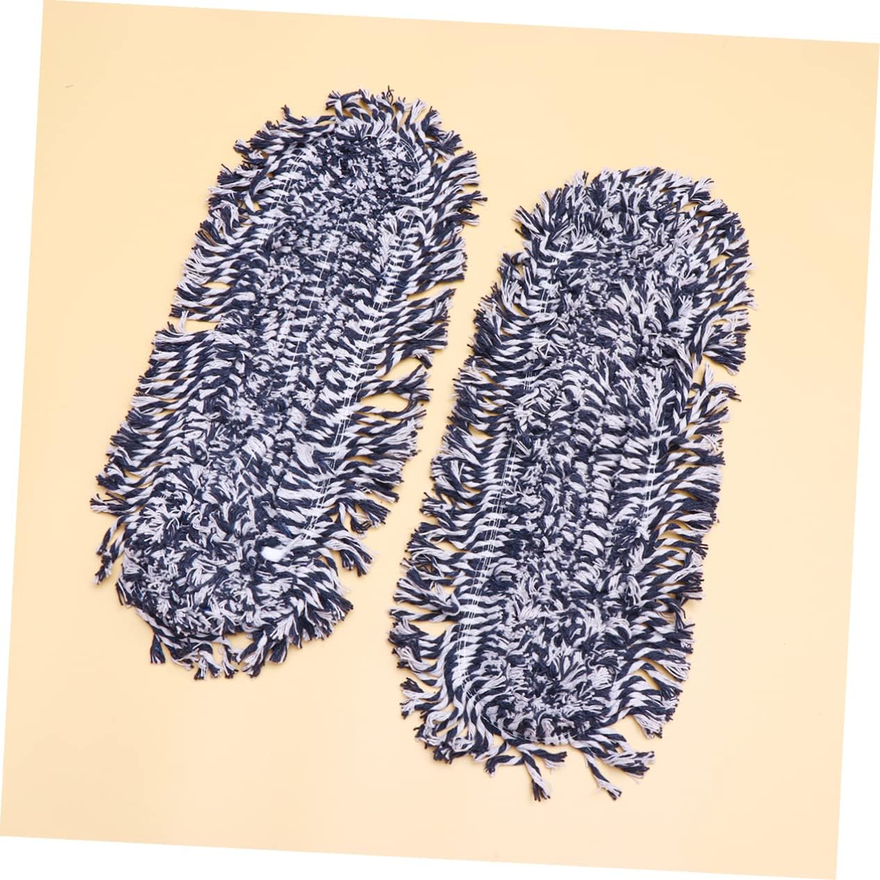 2Pcs Push Mop Cloth Durable Reusable 1