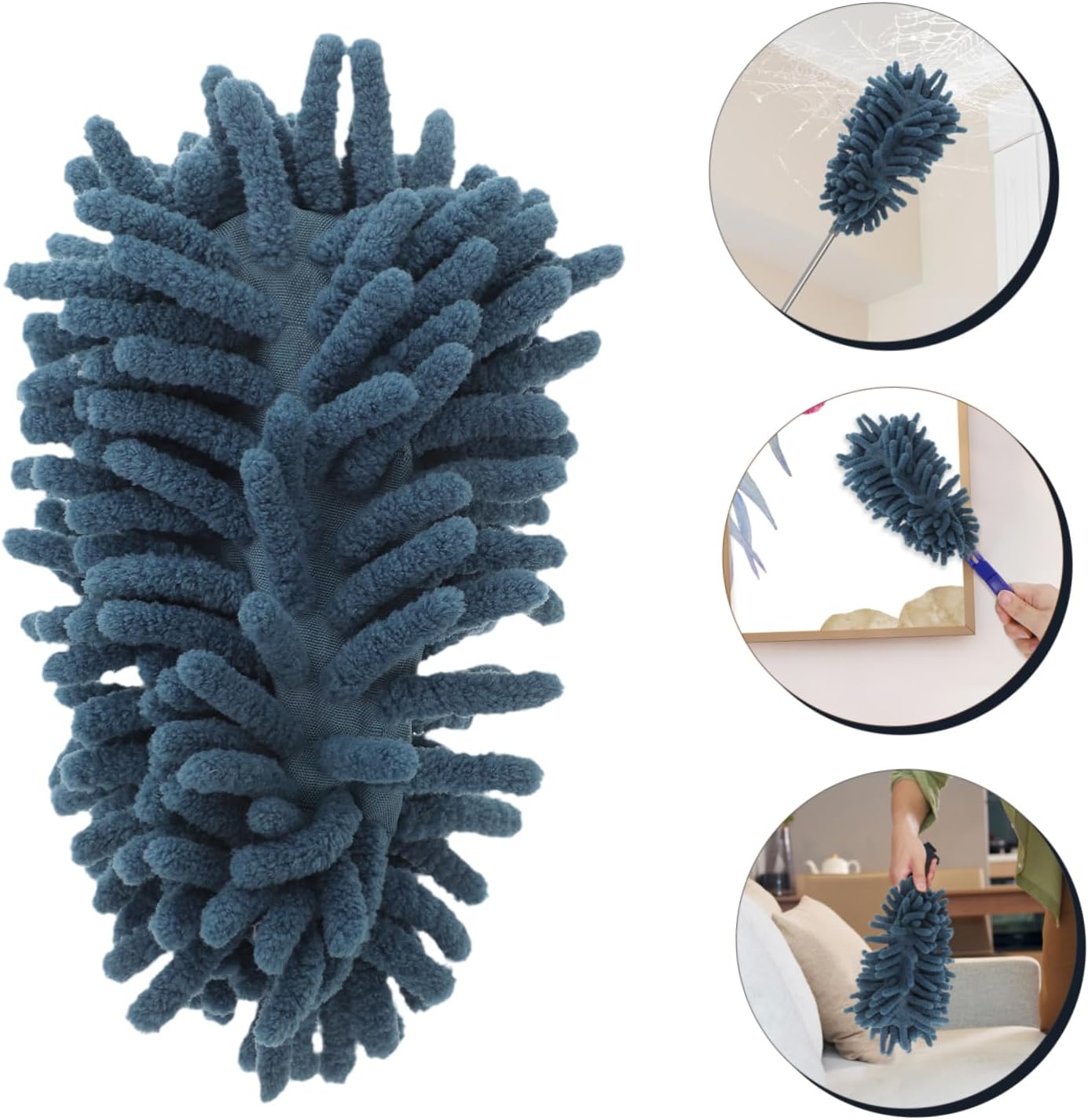 4PCS Chenille Duster Refills for Car Interior and Exterior