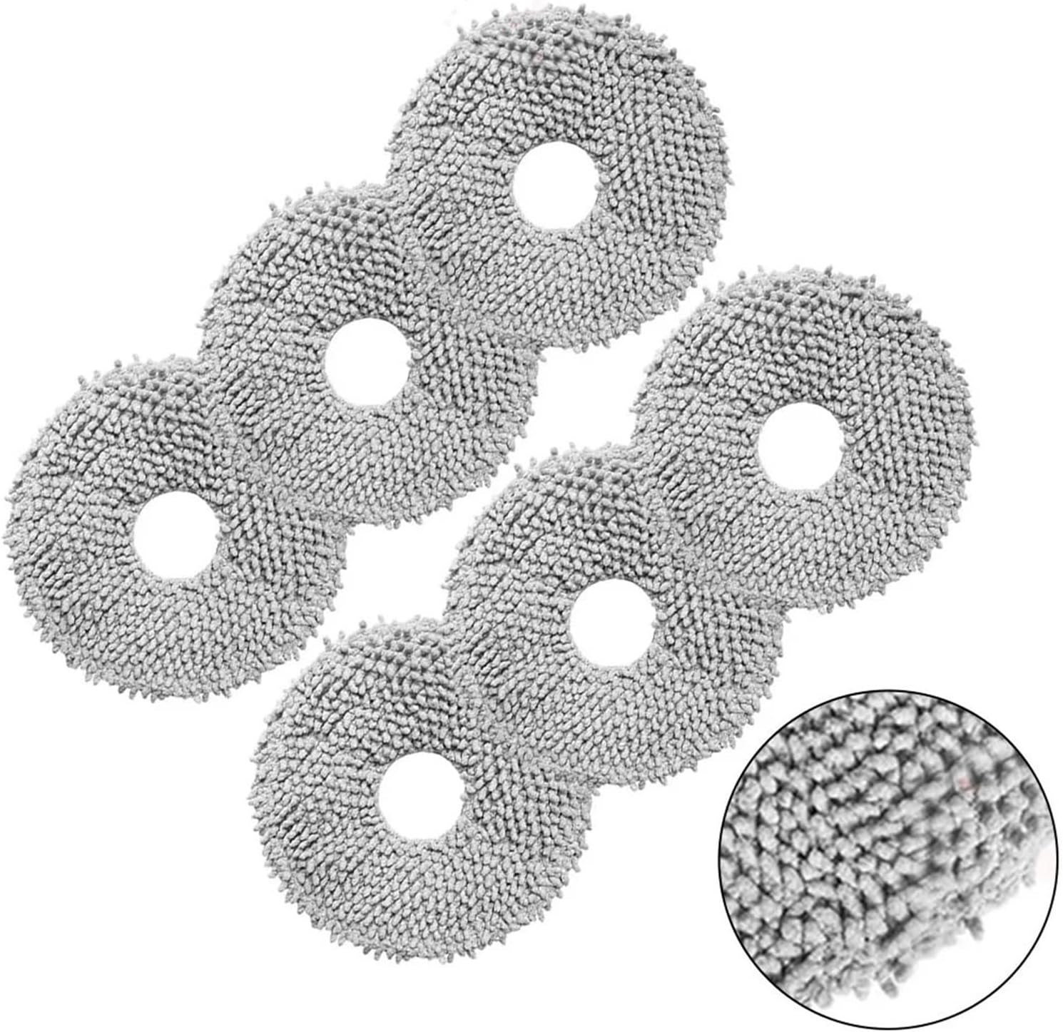 6 Pack Replacement Mop Pads for 2C102CN Robot Vacuum
