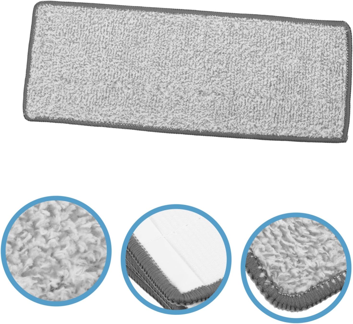 4PCS Microfiber Mop Pads Replacements for Wet Dry Mopping