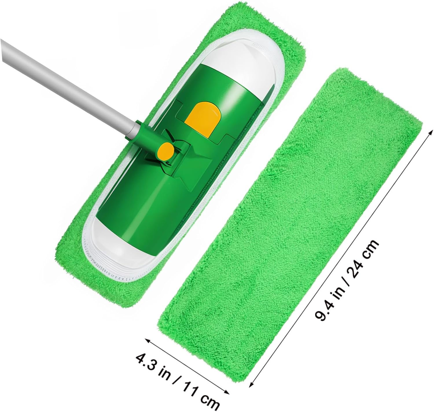 CALLARON Microfiber Mop Pads 6 Pack Reusable Replacement
