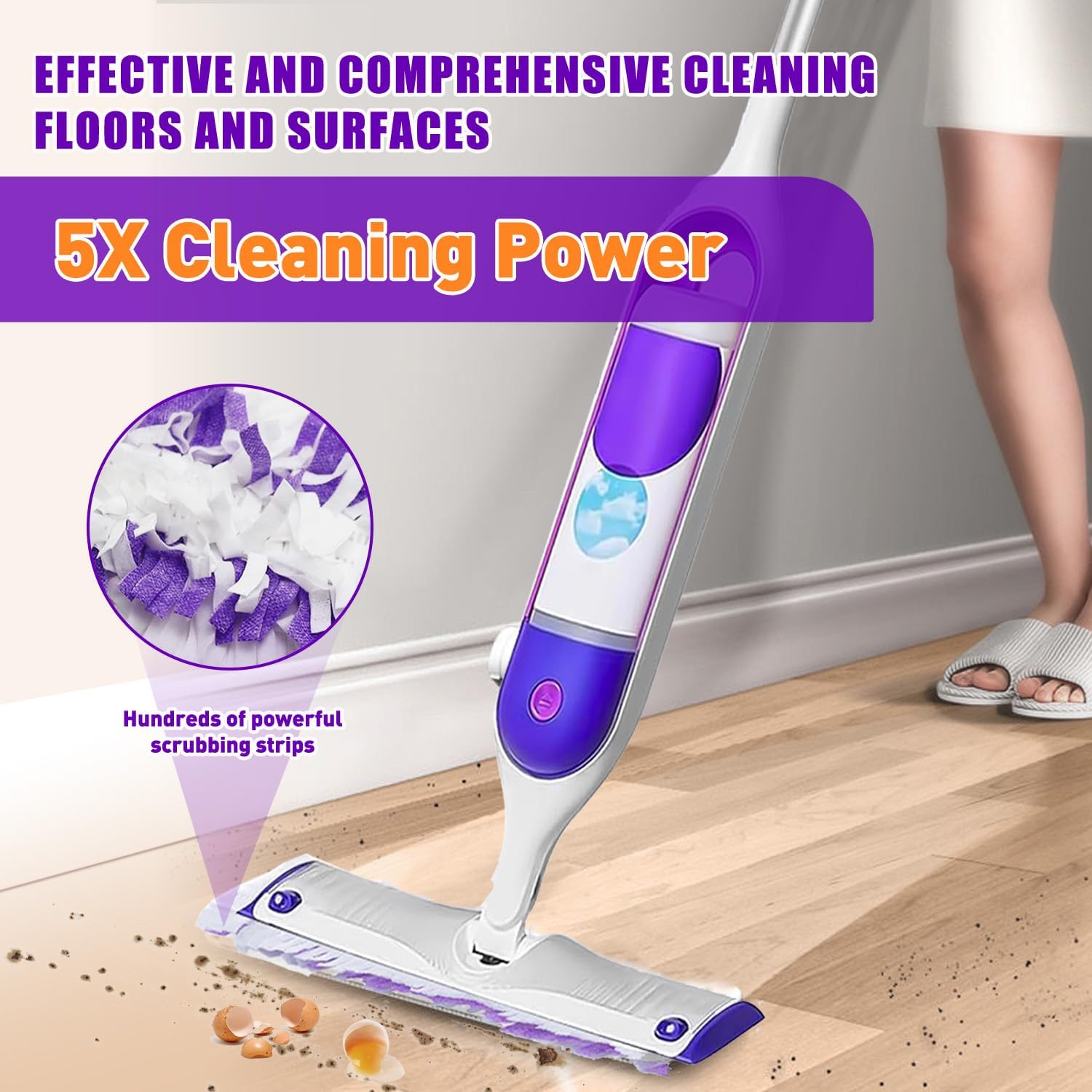Disposable Power Mop Pads Refills for Swiffer PowerMop 20 Count