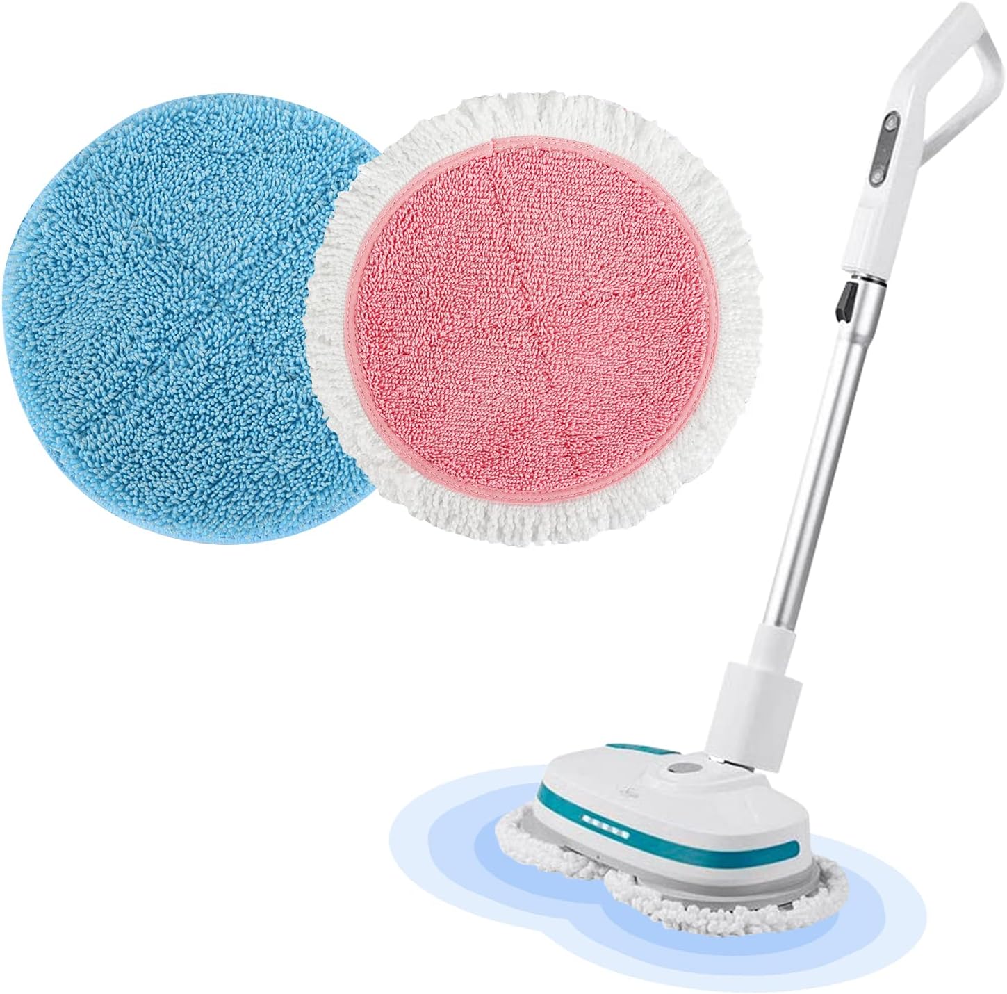 BeiLan Electric Mop Pads - 6 Pack Replacement for 728 Inch Mops