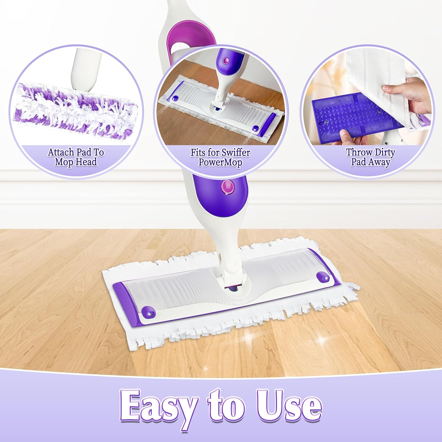 12 Pack Hofosi Swiffer Replacement Mop Pads