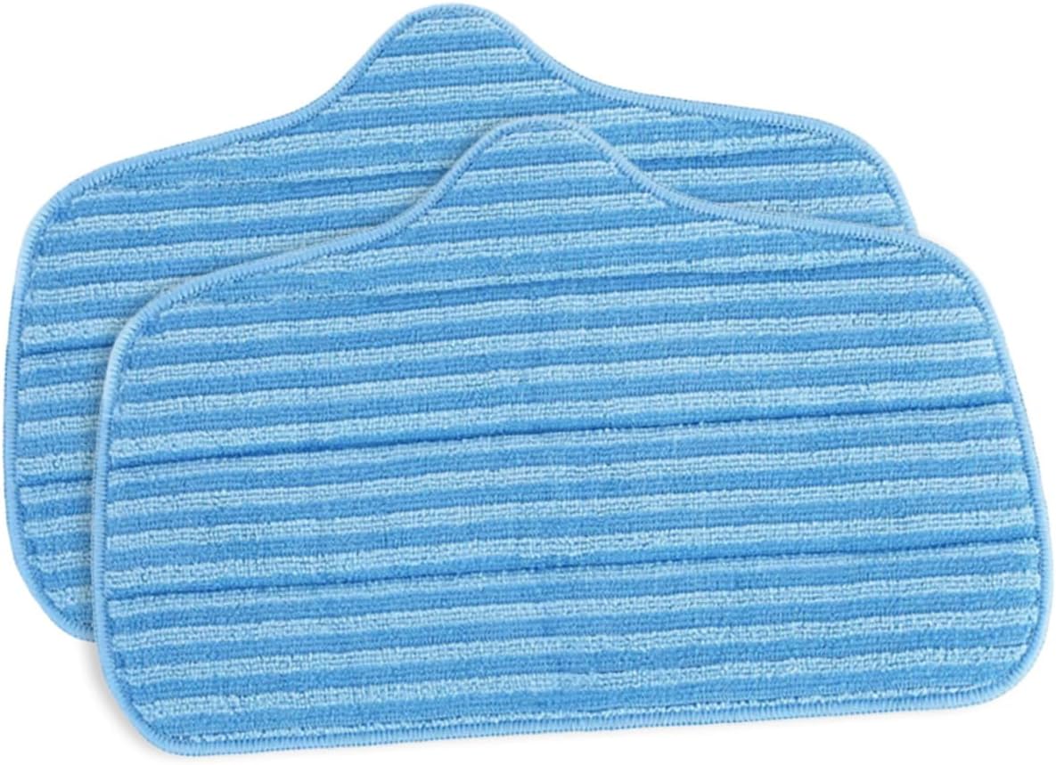 2pcs Reusable Microfiber Mop Pads for Hardwood Floors