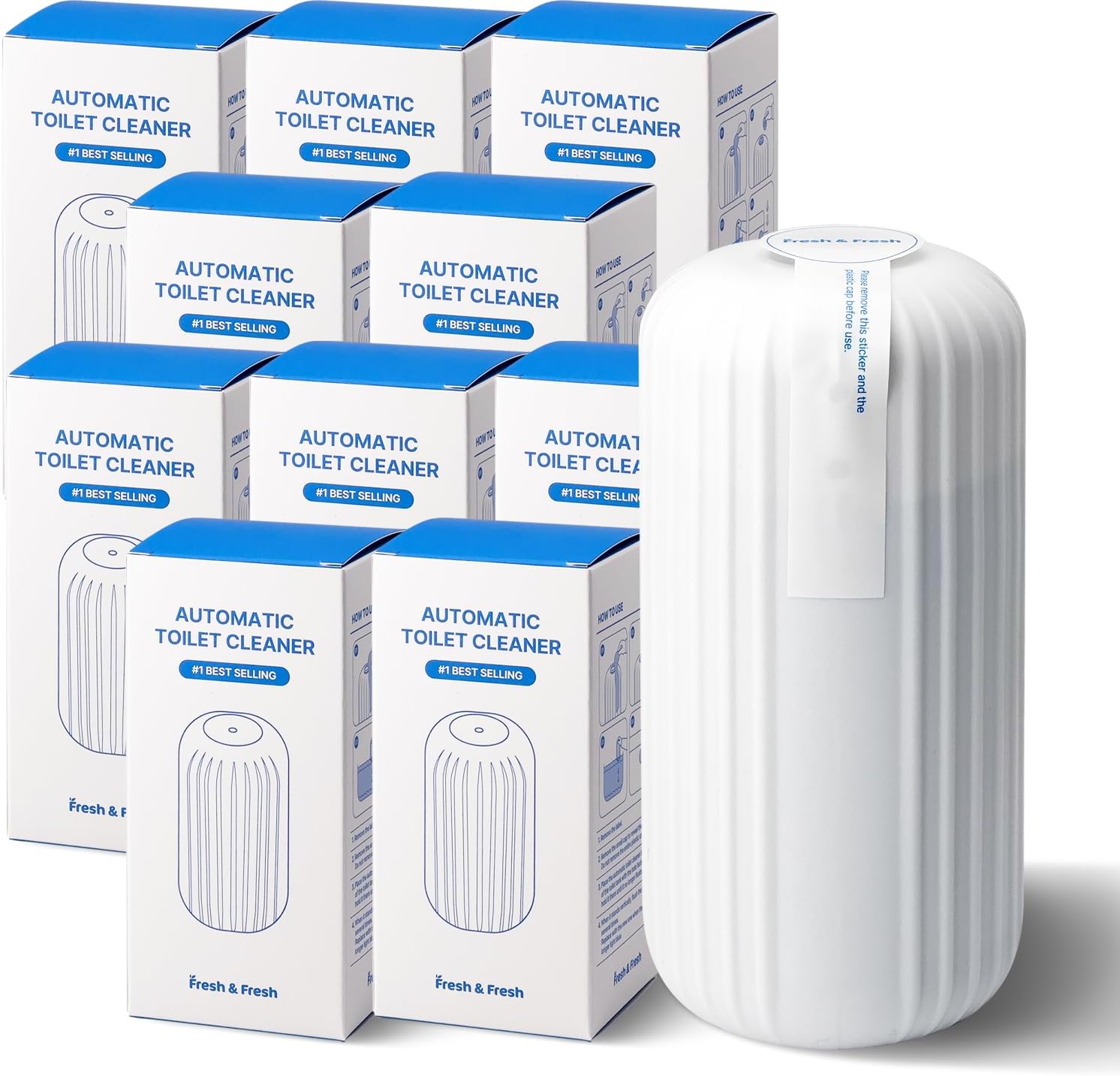 Fresh Fresh Automatic Toilet Bowl Cleaner - 10 Bottles