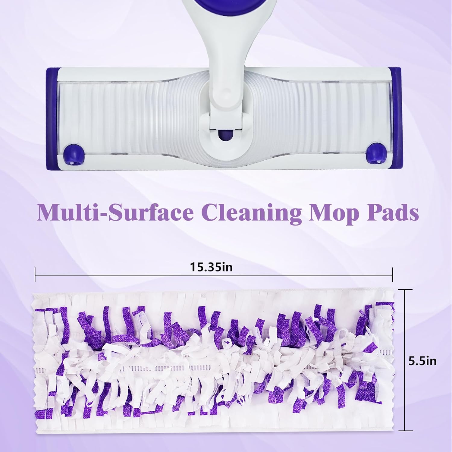 12 Count Disposable Mopping Pad Refills for Swiffer PowerMop 1
