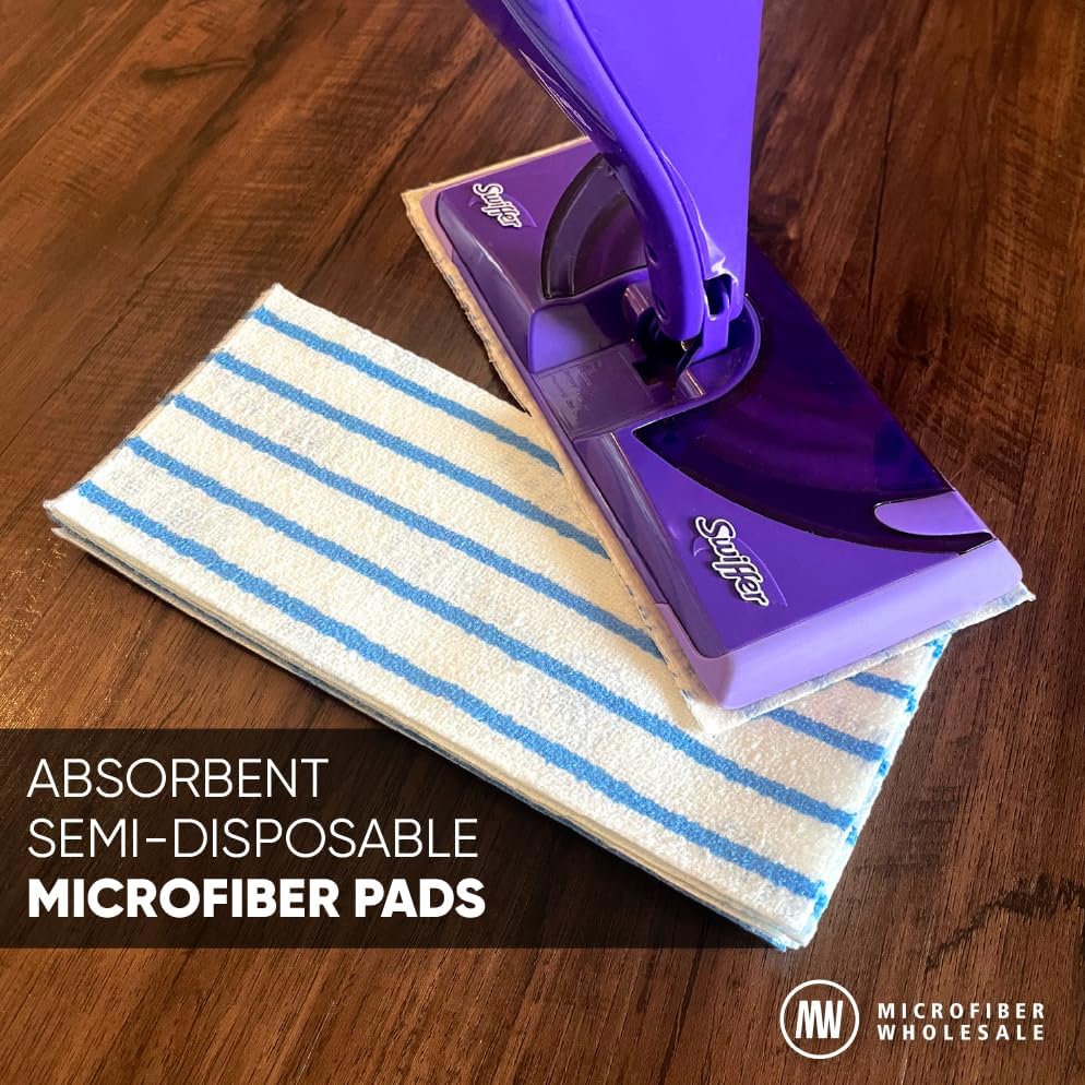 10 Inch MWipes Semi-Disposable Mop Pads 25 Pack