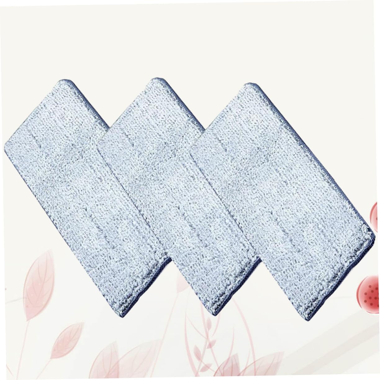3PCS Non-Wash Mop Cloth for Quick Floor Cleaning