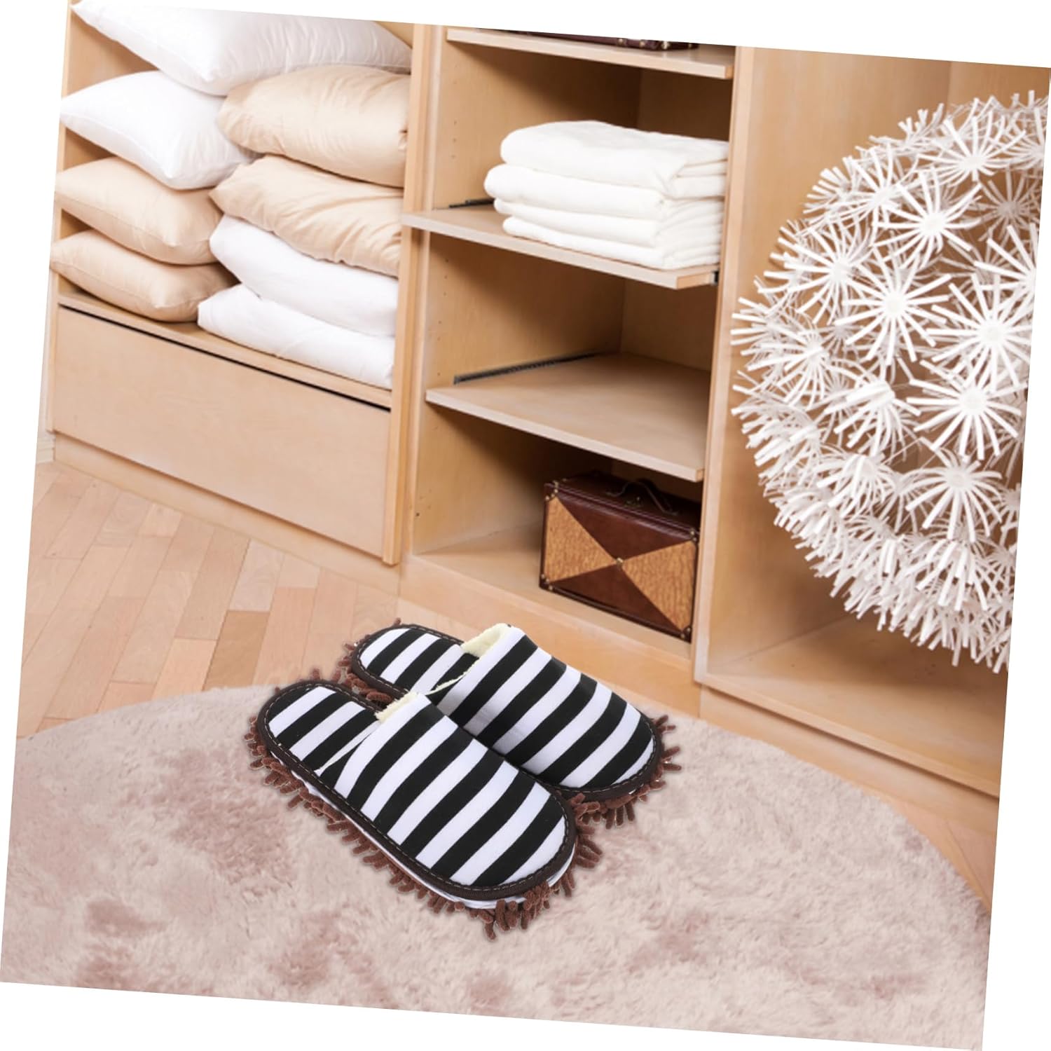 Ipetboom Washable Dust Mop Slippers for Easy Cleaning