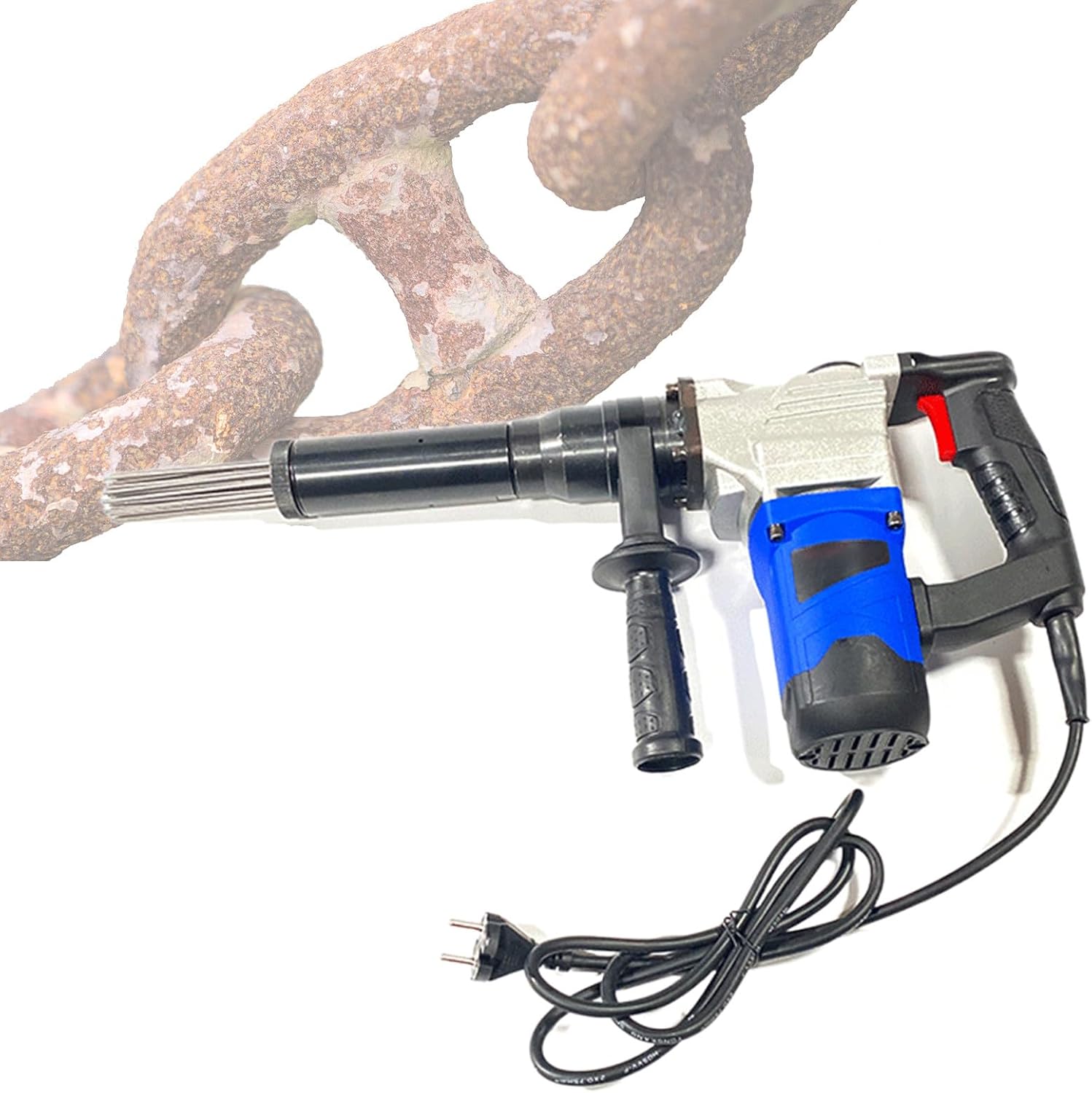 High Power Industrial Pistol Grip Needle Scaler 1100W 220V