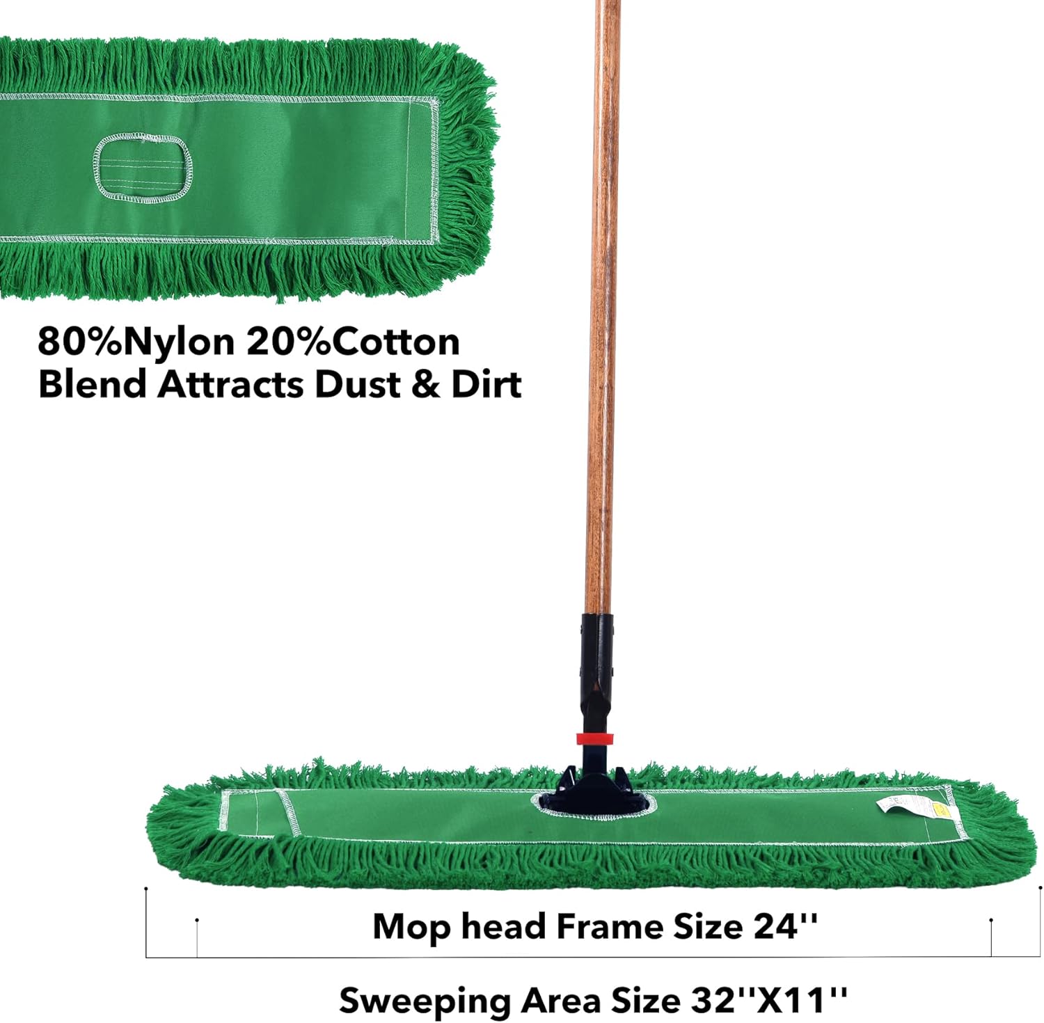 L Luke Supply Matthew Cleaning 24 Dust Mop Refill 3 Pack