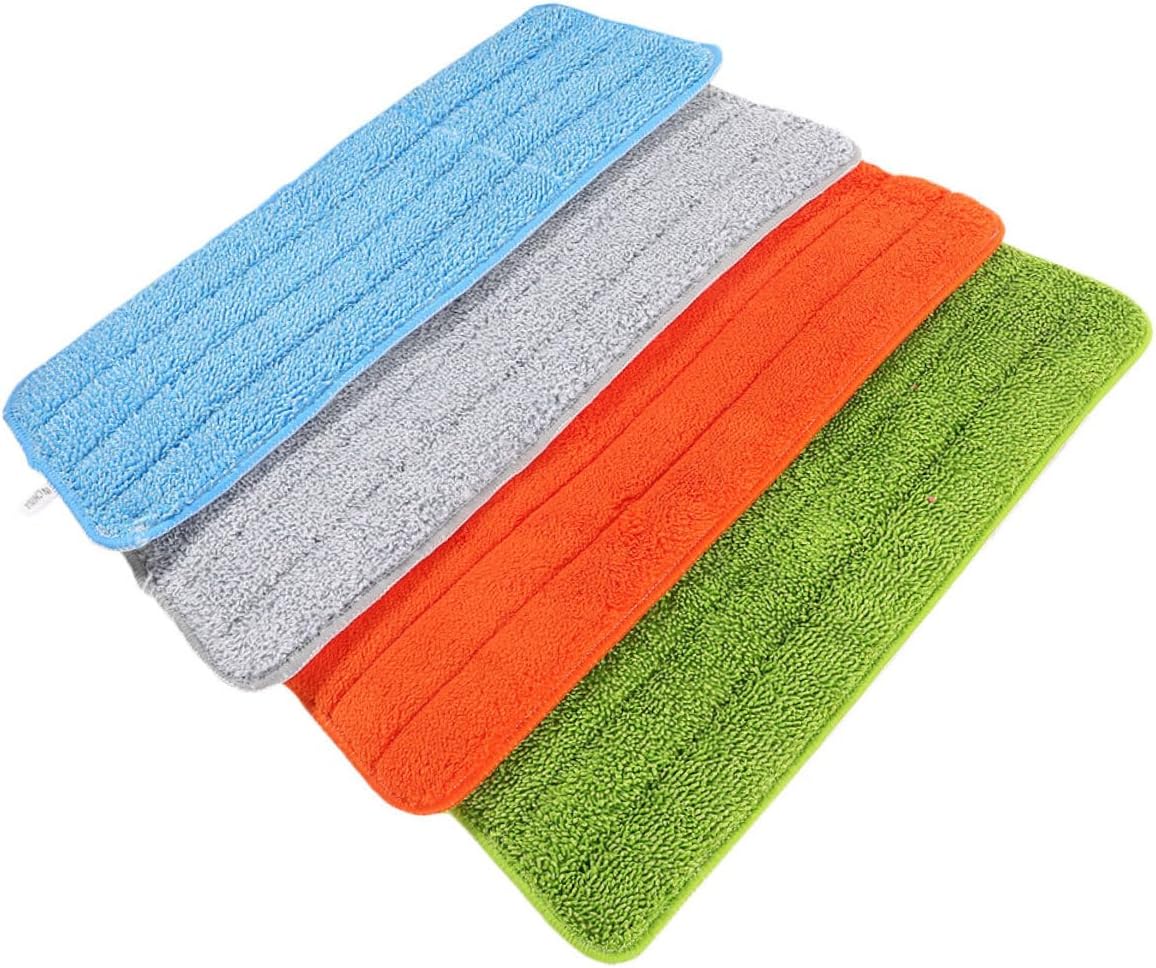 4Pcs Washable Fiber Cloth Mop Pads for Hardwood Floors