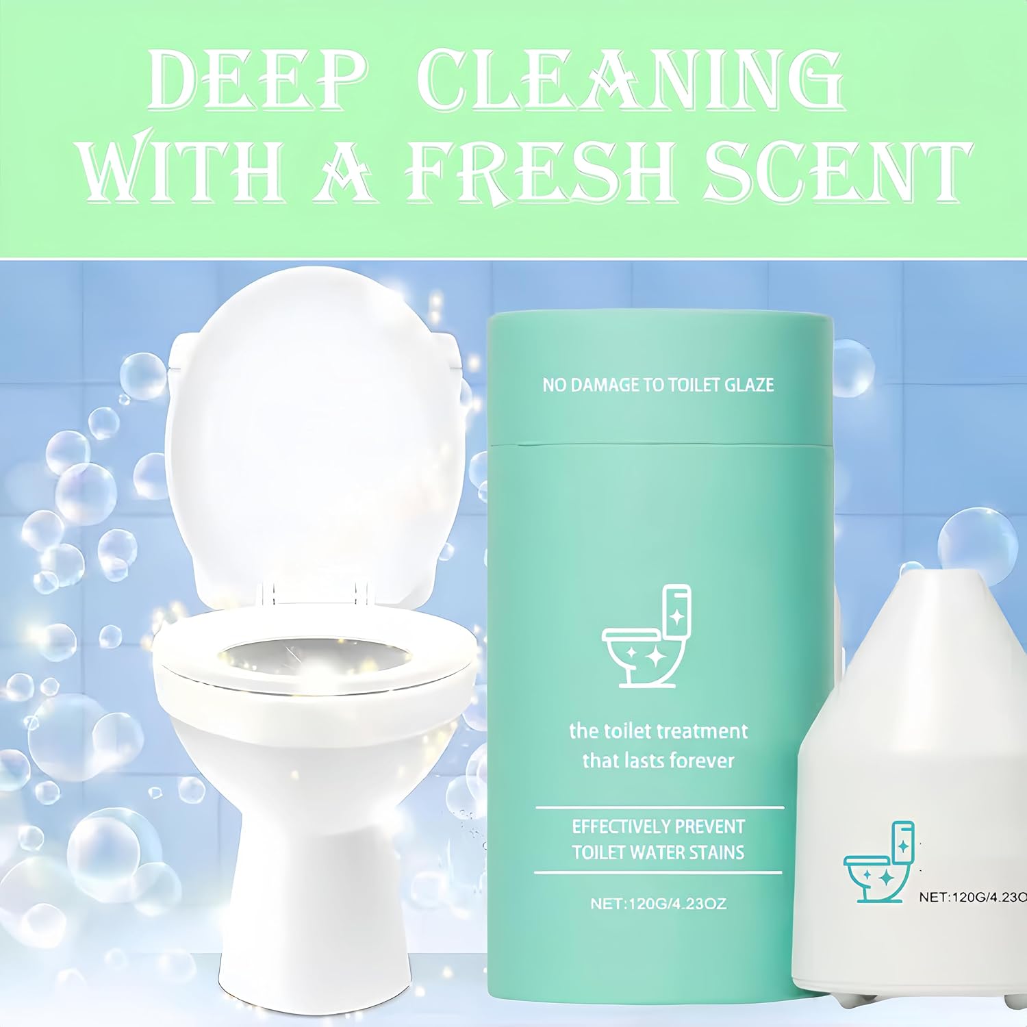 Toilet Bowl Cleaner with Long-Lasting Fresh Scent and Easy Use