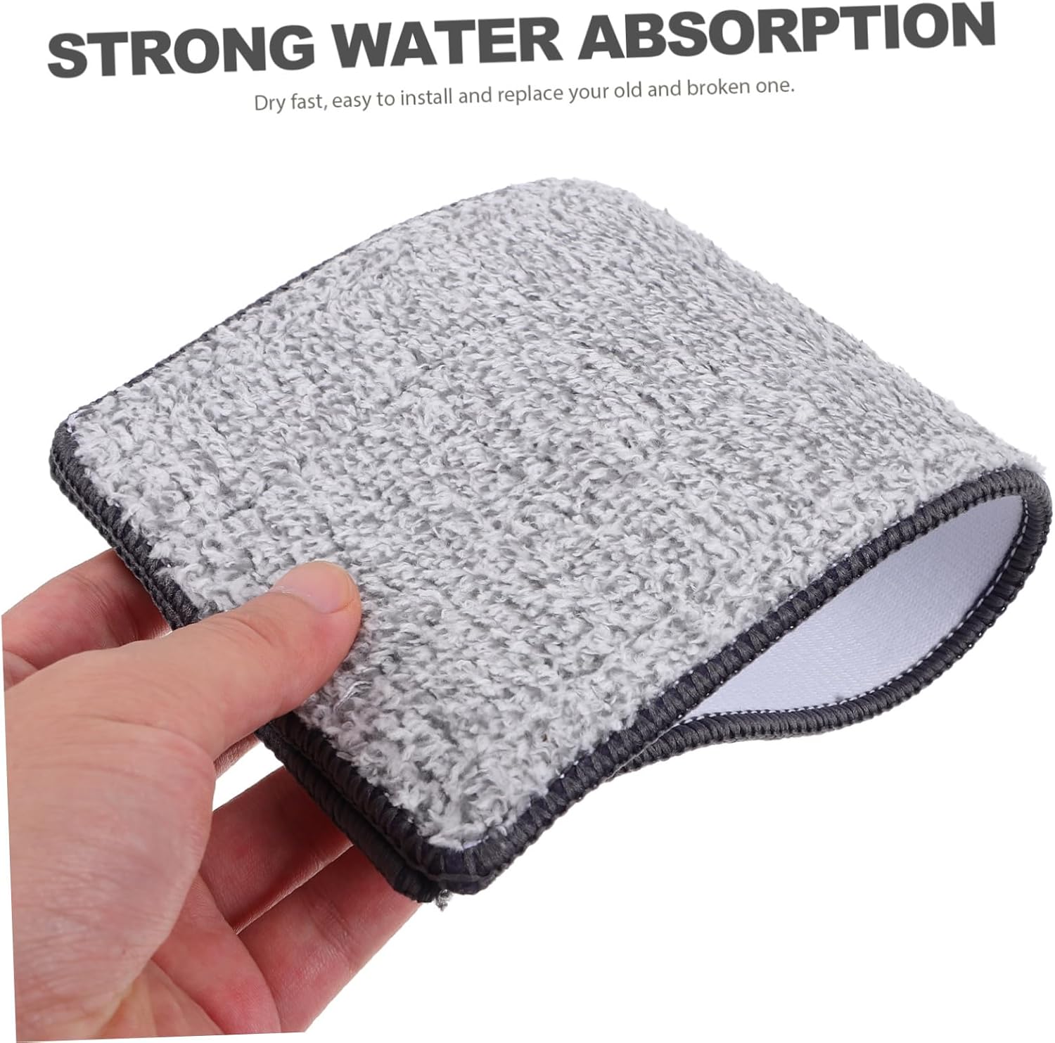 10pcs Packove Mop Replacement Head Pads